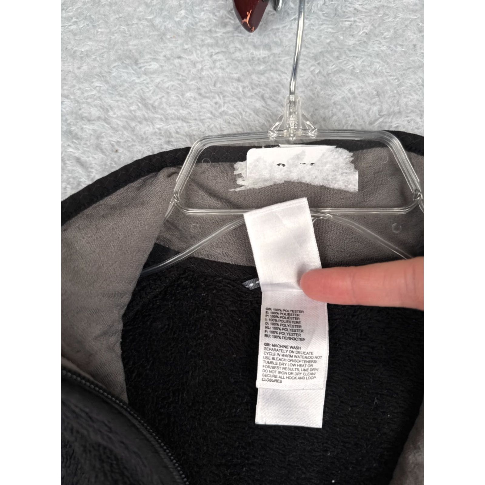 The North Face The North Face Sweater Womens XS Black 1/4 Zip Mock Neck Fleece Logo Pullover Size XS / US 0-2 / IT 36-38 - 7 Thumbnail