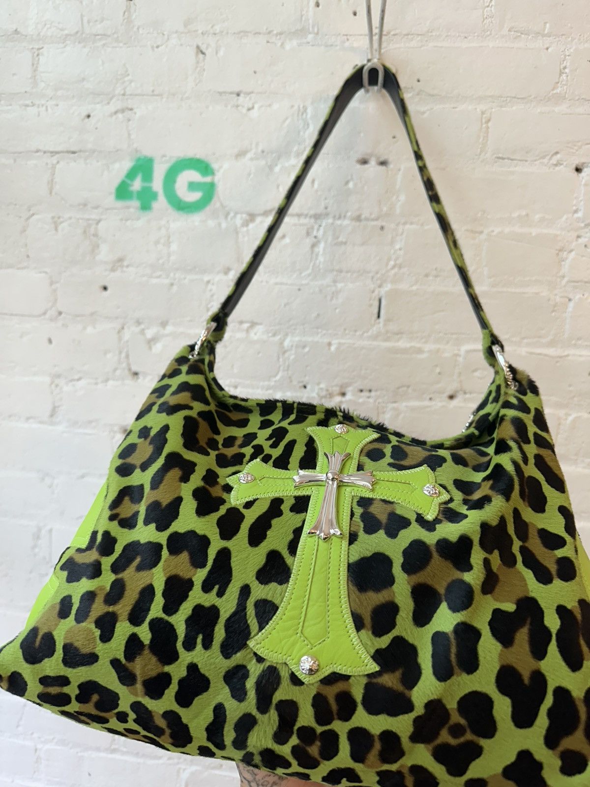 Chrome Hearts Chrome Hearts 2026 NEW RARE LYON GREEN CROSS BAG Size ONE SIZE - 2 Thumbnail