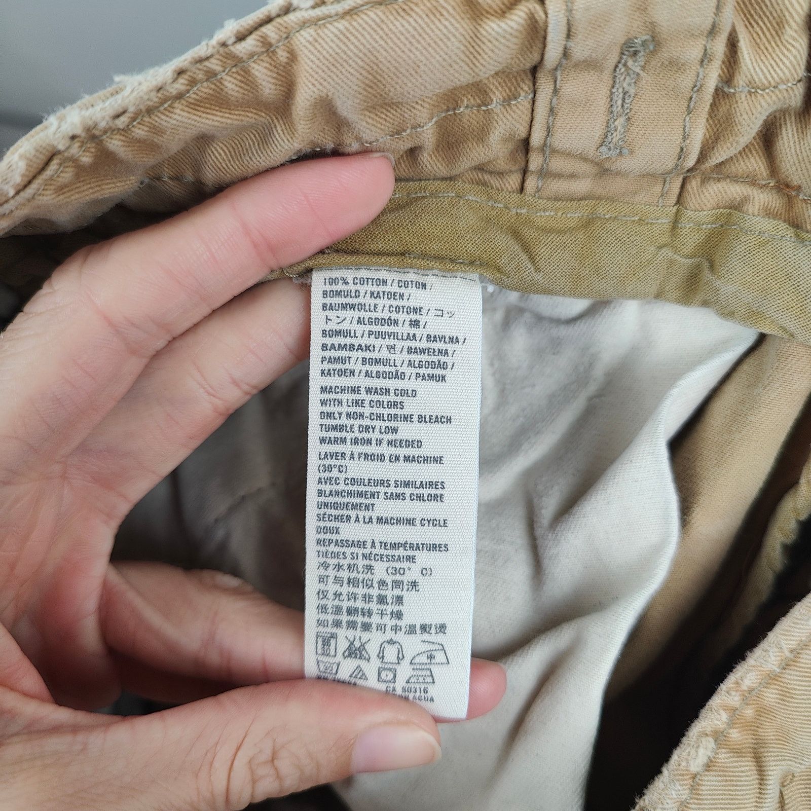 Abercrombie & Fitch Vintage Abercrombie & Fitch Shorts Mens 30 Khaki Tan Y2K Size US 30 / EU 46 - 10 Thumbnail