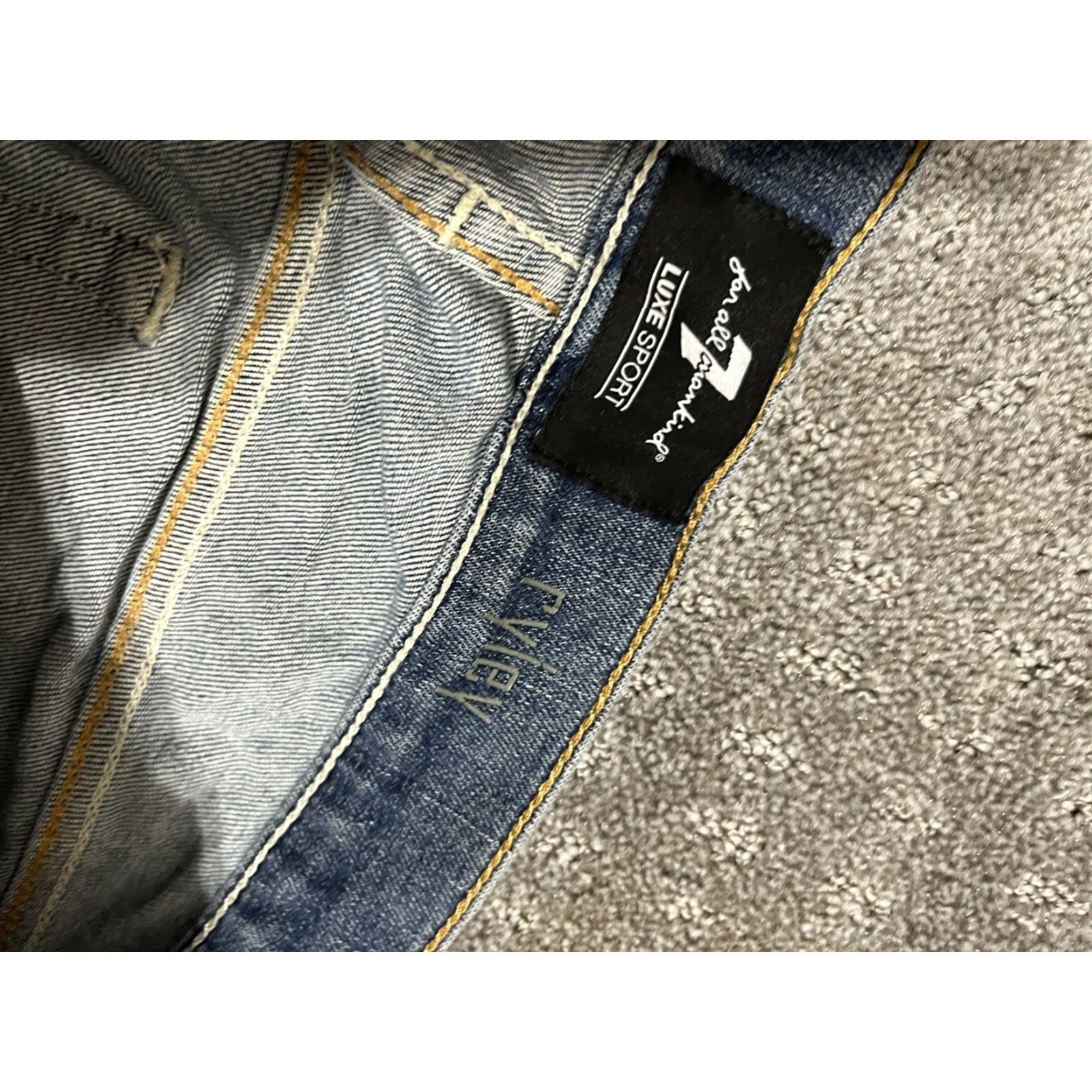 7 For All Mankind 7 FOR ALL MANKIND Jeans Mens 31 Slim Fit Ryley True Skinny Mid-Rise Dark Blue Denim Size US 31 - 6 Thumbnail