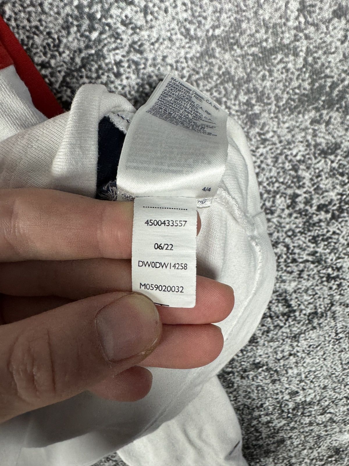 Tommy Jeans Tommy Jeans Long Sleeve Polo Shirt Rugby Style Big Logo Sz S Size S / US 4 / IT 40 - 8 Thumbnail