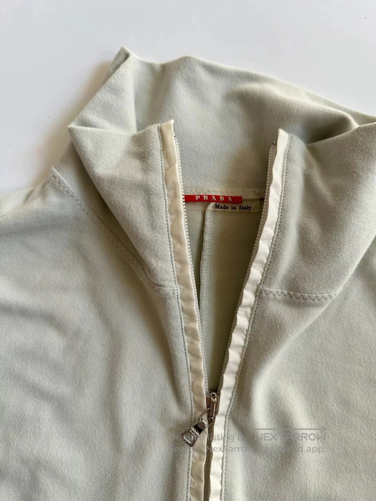 Prada PRADA Long Zip Polo Sweatshirt. Size US L / EU 52-54 / 3 - 4 Thumbnail
