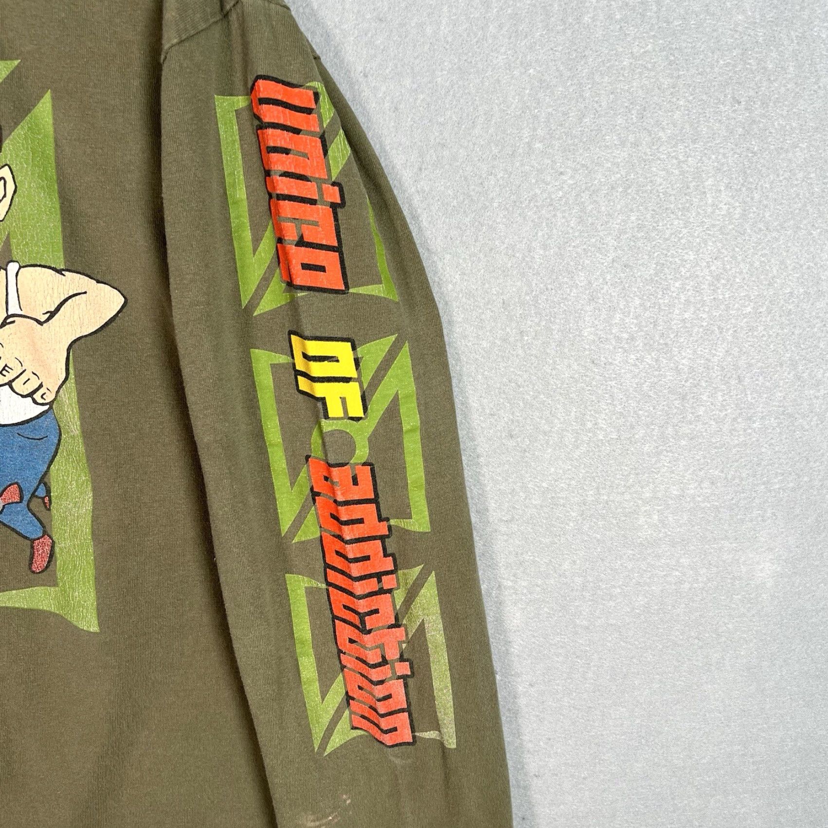Vintage VINTAGE Voice Of Addiction Donkey Punch Carl Neil T Shirt Adult Large Green Mens Size US L / EU 52-54 / 3 - 4 Thumbnail