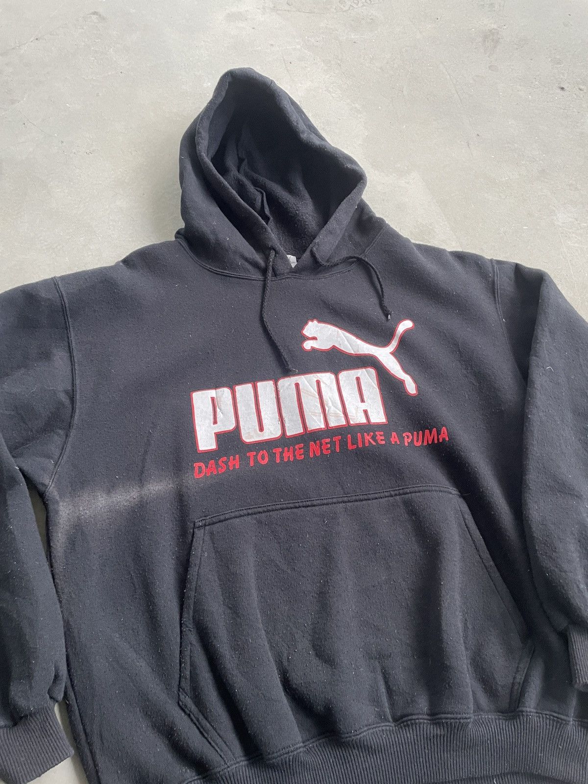Puma × Vintage VINTAGE PUMA BIG LOGO HOODIE SUNFADED Size US XS / EU 42 / 0 - 2 Thumbnail