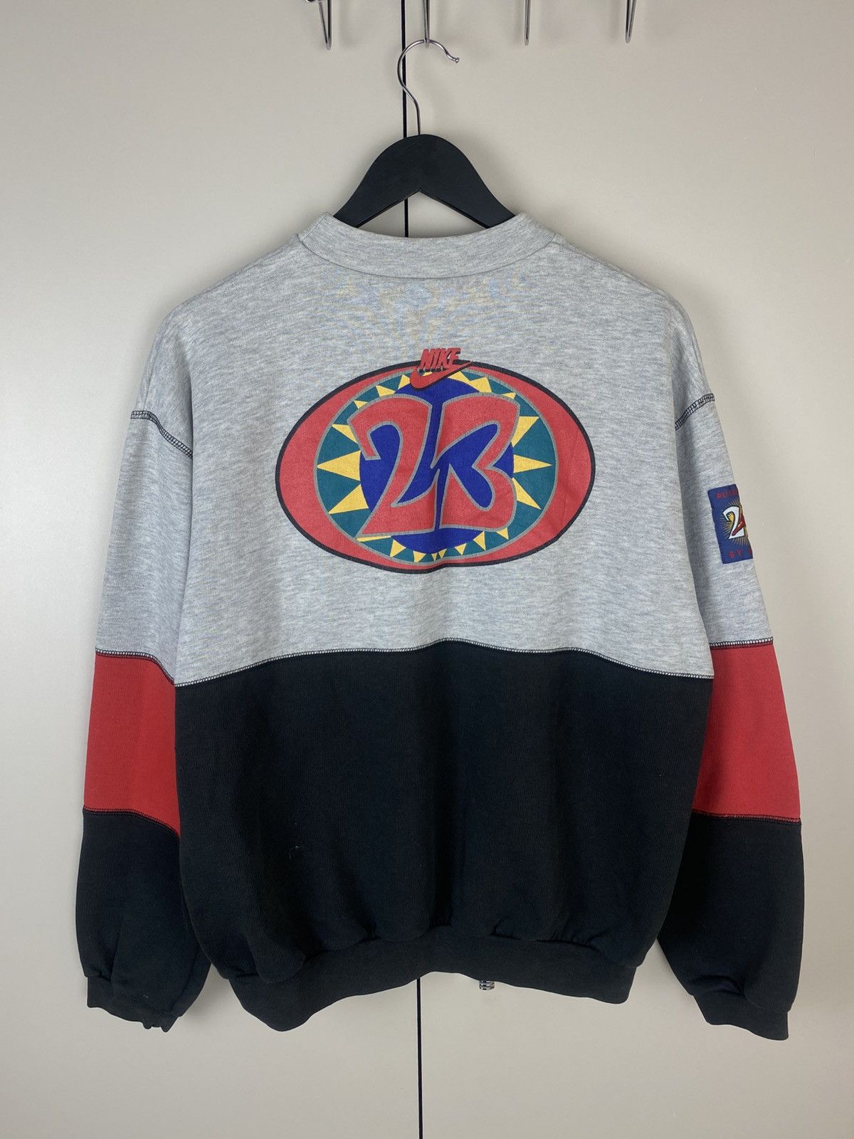Jordan Brand Rare Vintage Nike Jordan 24 Sweatshirt Y2K Style Big Logo Size US S / EU 44-46 / 1 - 1 Thumbnail