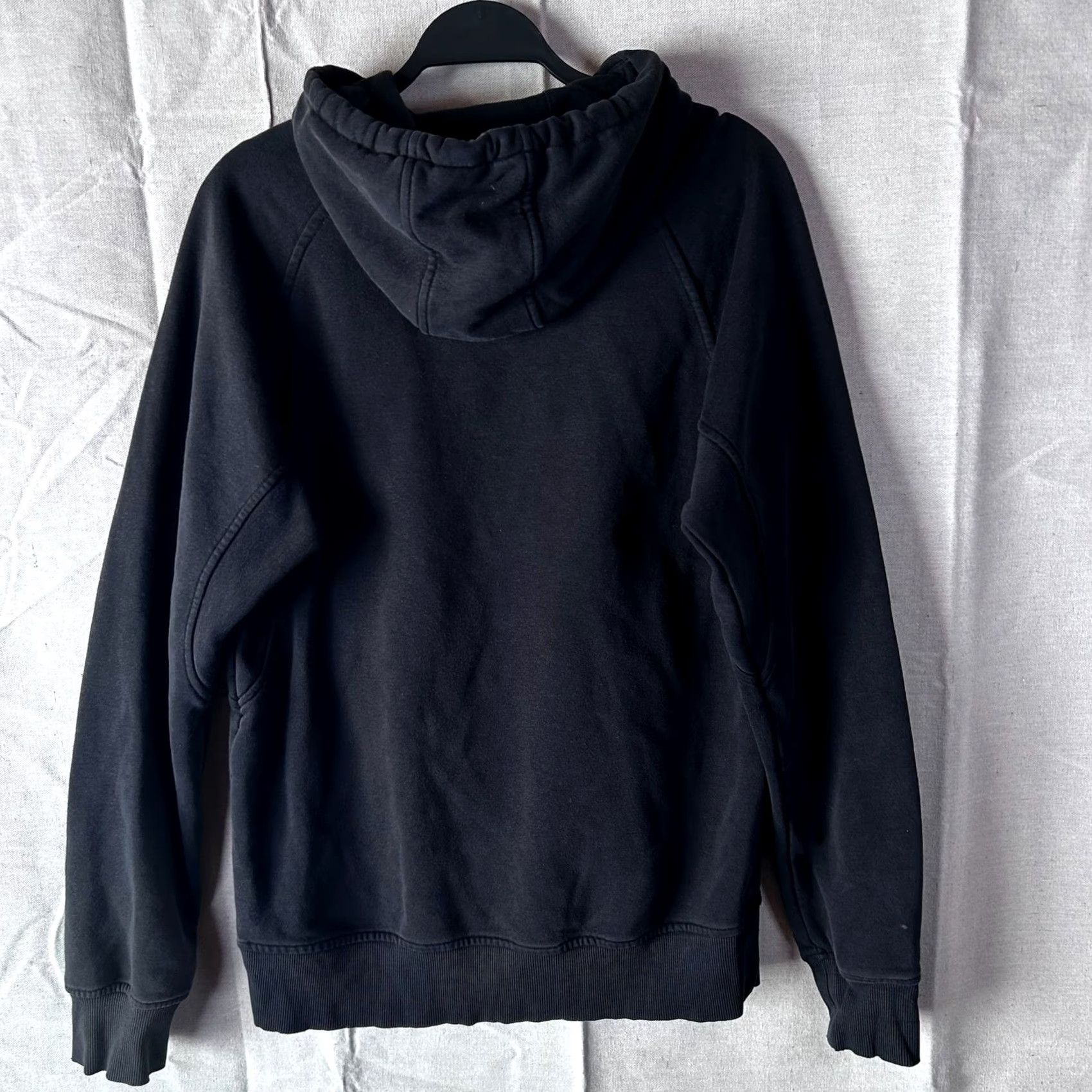 KangaROOS VINTAGE HMK USA Mens M Dark Gray Pullover Hoodie Zippered Kangaroo Pocket Raglan Fleece Size US M / EU 48-50 / 2 - 3 Thumbnail