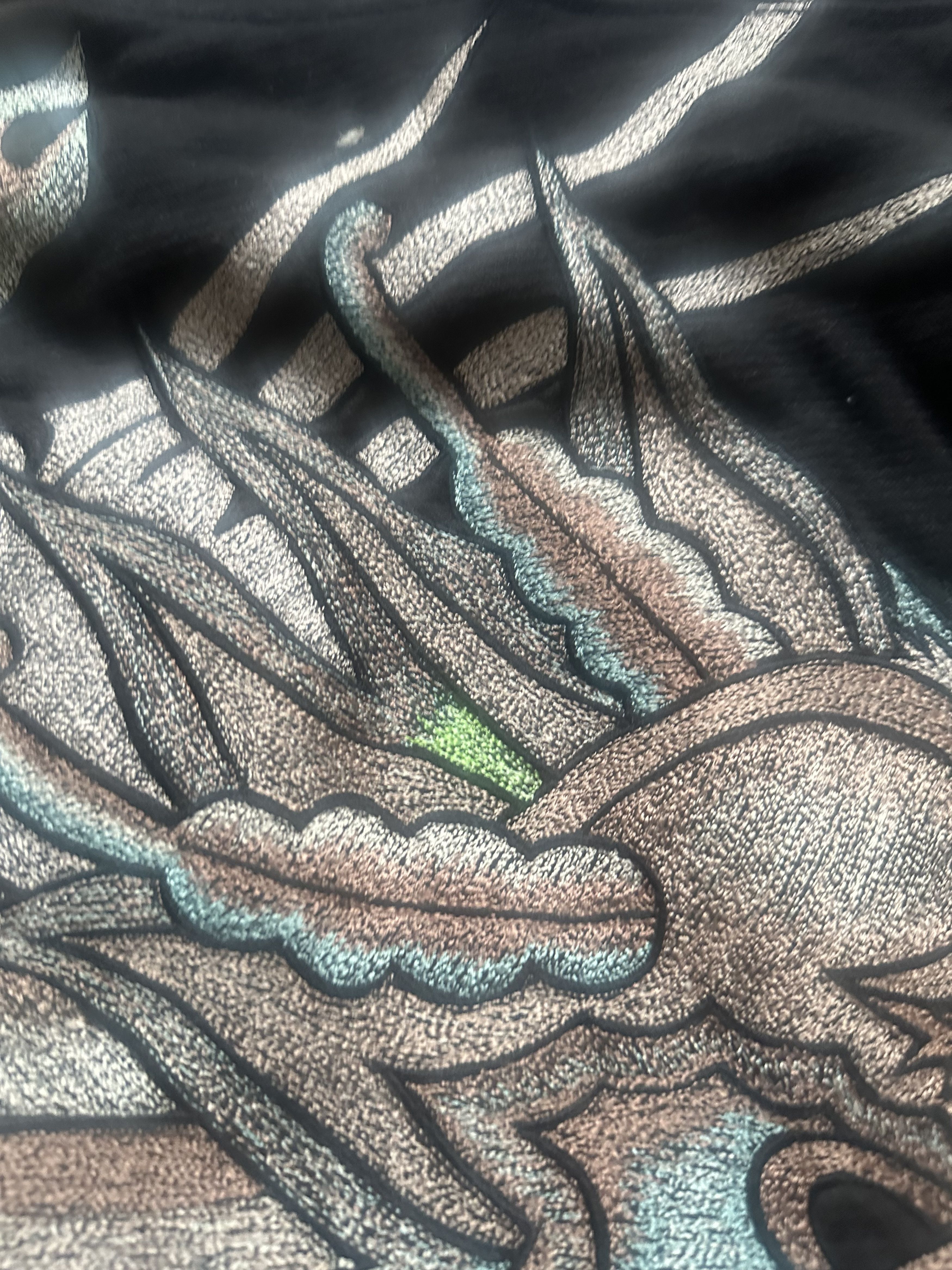 Maharishi Maharisha Black Embroidered Dragon Hoodie - Size L Size US M / EU 48-50 / 2 - 4 Thumbnail