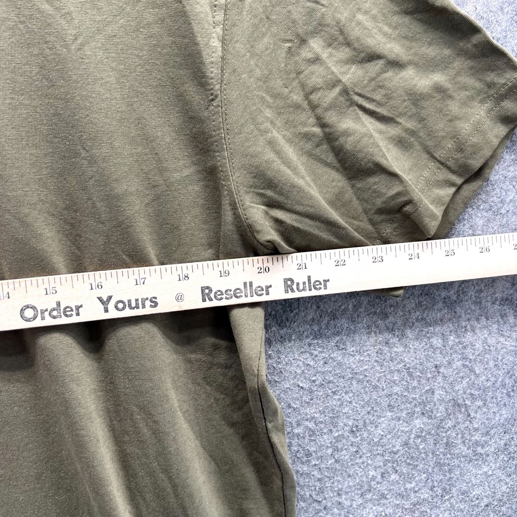 Eddie Bauer VINTAGE Eddie Bauer Shirt Mens Large Green Olive Solid Crewneck Short Sleeve Lightweight Tee Top Mens Size US L / EU 52-54 / 3 - 3 Thumbnail