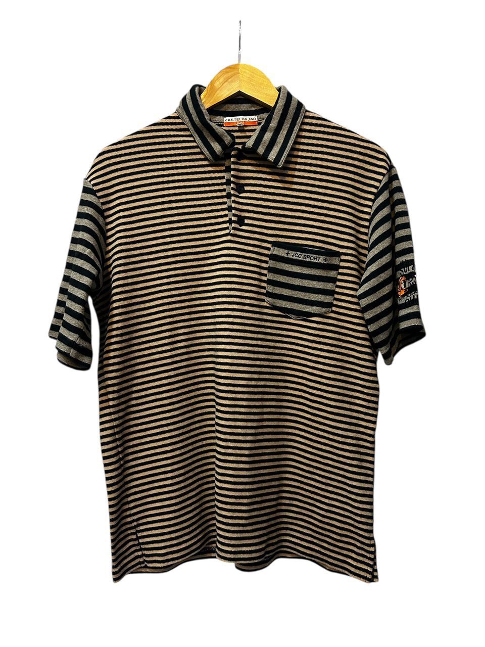 Jean Charles De Castelbajac Jean Charles De Castelbajac collar stripe polo tee Size US XL / EU 56 / 4 - 1 Thumbnail