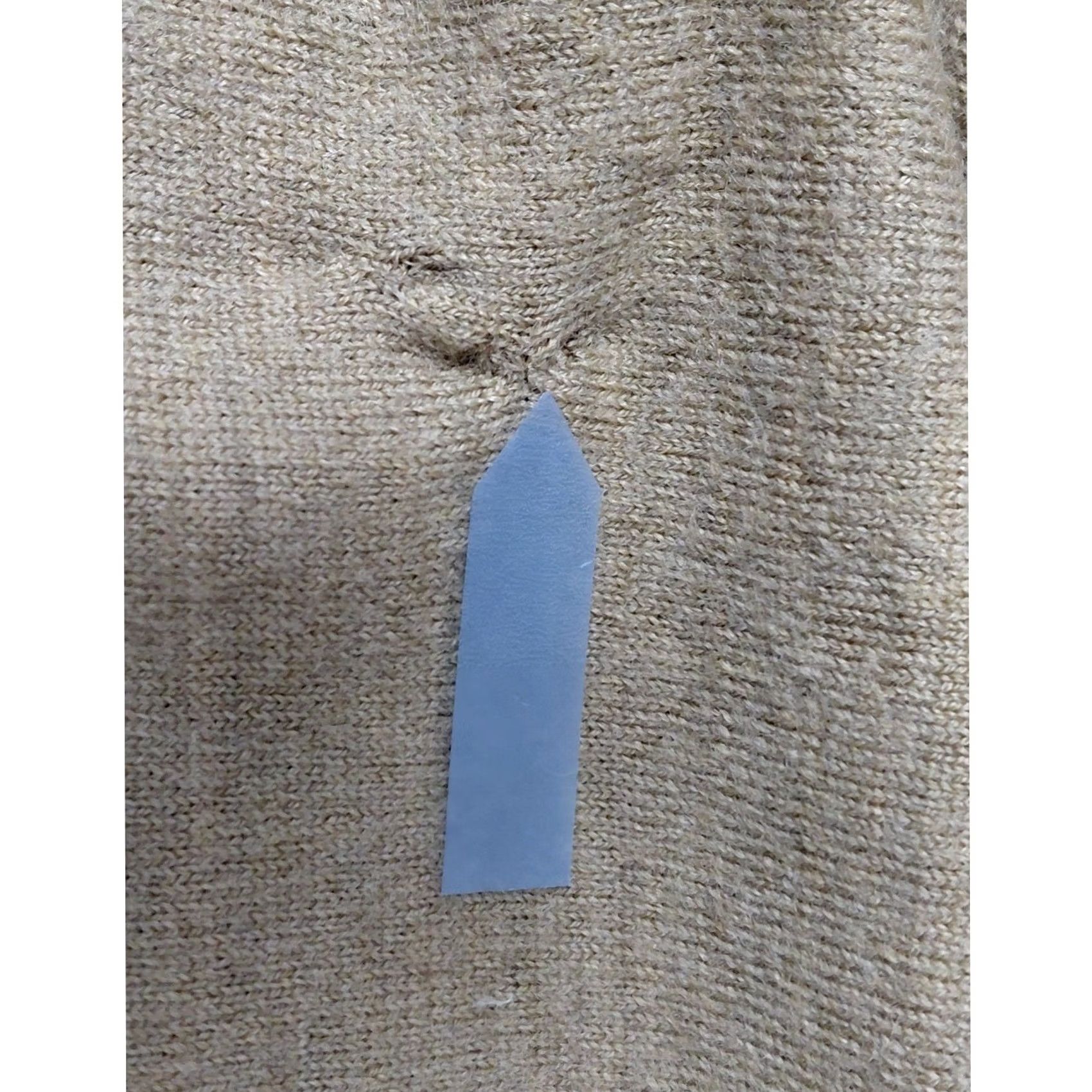 Merona Merona Merino Wool Sweater Beige Knit Size L Mens V-Neck Long Sleeve Pullover Casual Business Comfortable Thermal Regular Kn Beige 1980s? Size US L / EU 52-54 / 3 - 6 Thumbnail