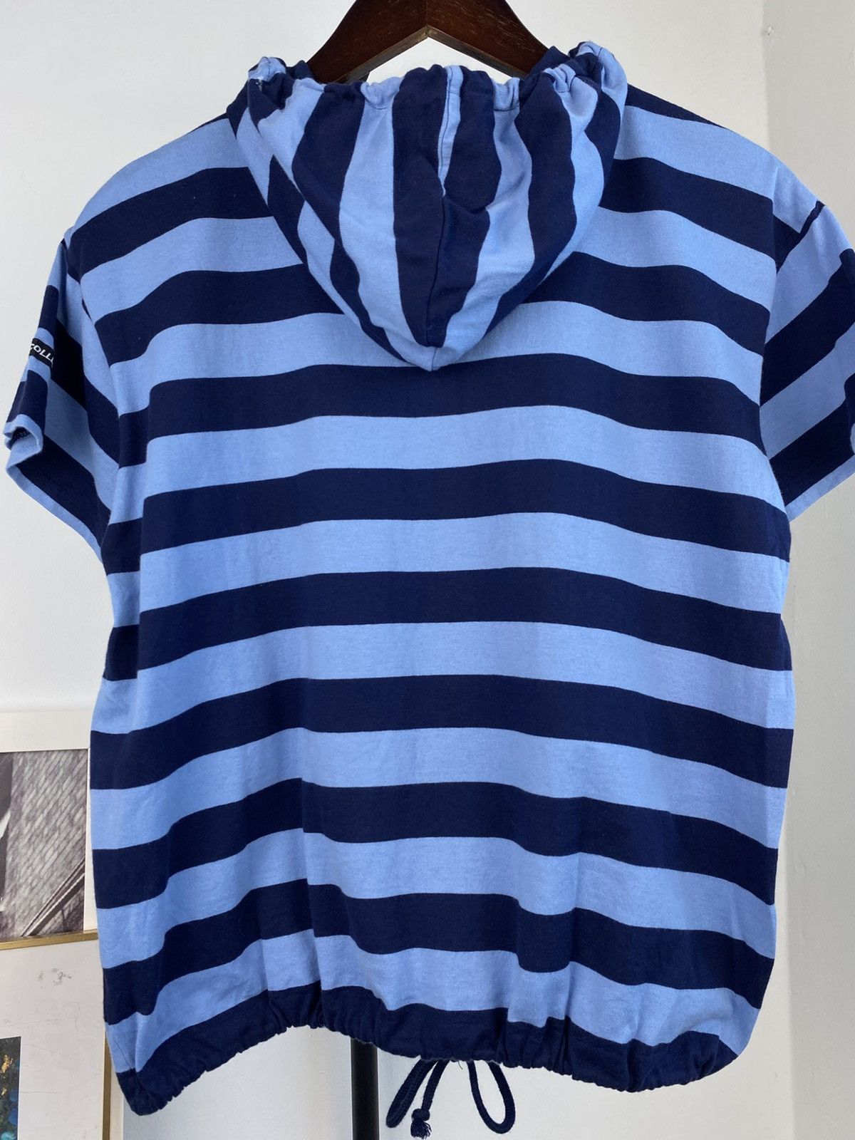 Issey Miyake Vintage 90's Issey Myake Sports Stripped Parachute Hoodie Size US M / EU 48-50 / 2 - 7 Thumbnail