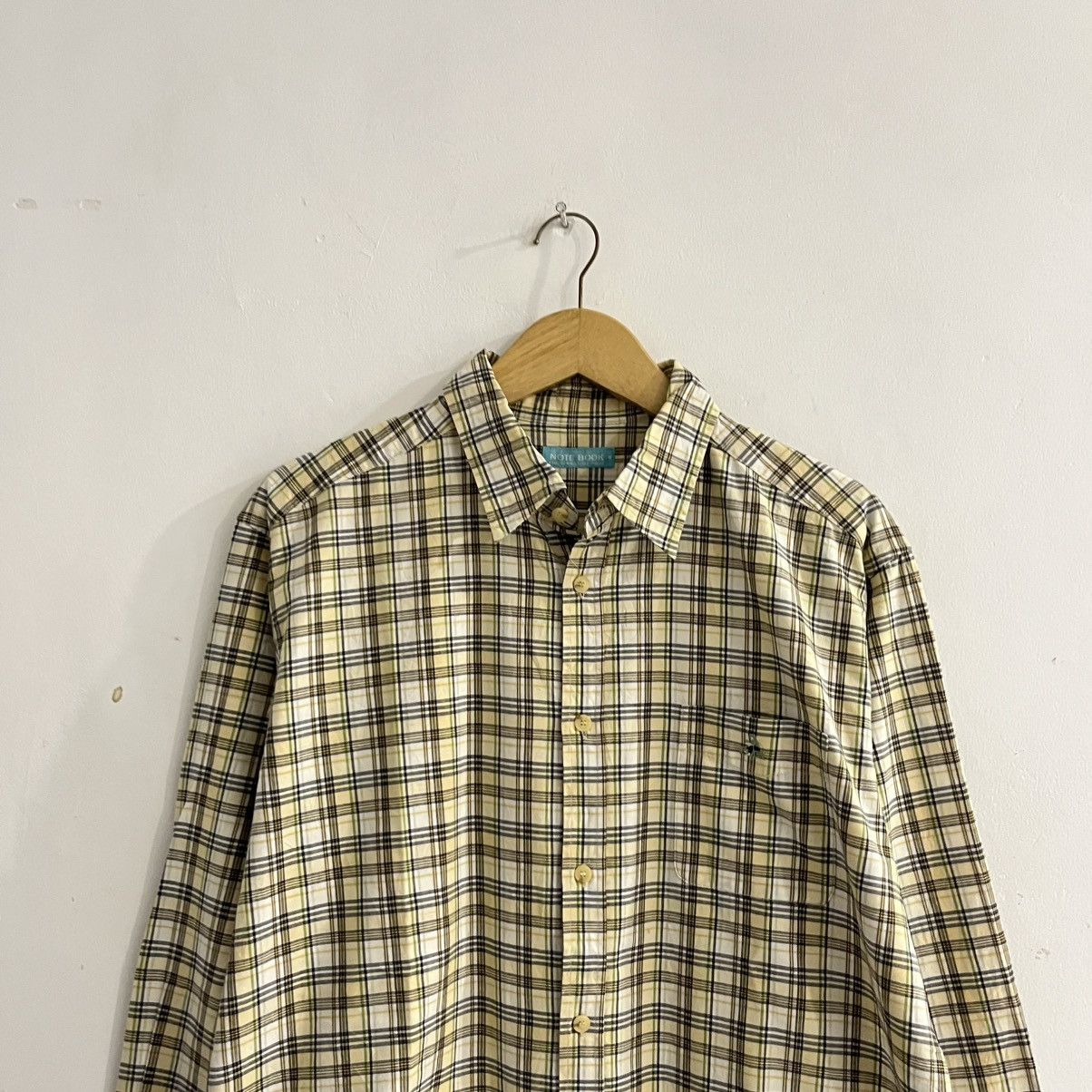 Japanese Brand Notebook - Plaid Longsleeve Shirt Size US L / EU 52-54 / 3 - 2 Thumbnail