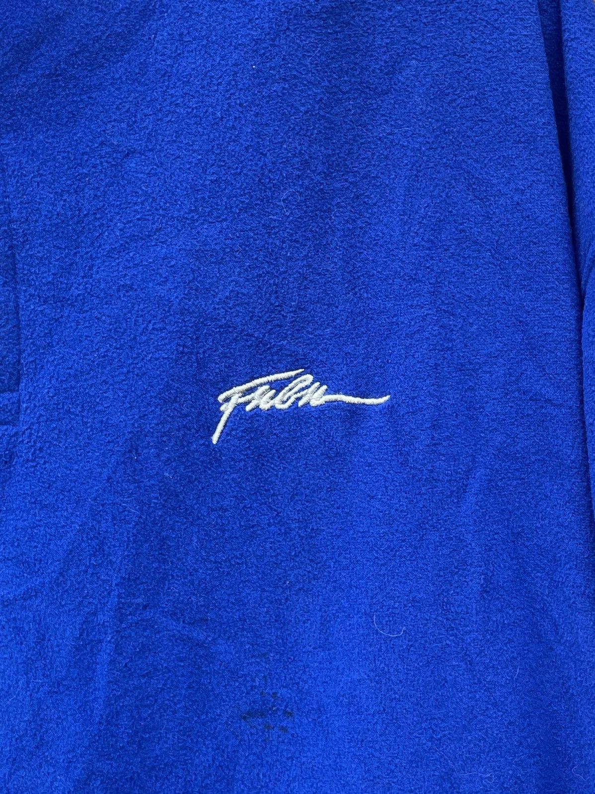 Fubu Vintage 90s Fubu 1/4 Button Spellout Fleece Pullover Size US XL / EU 56 / 4 - 5 Thumbnail