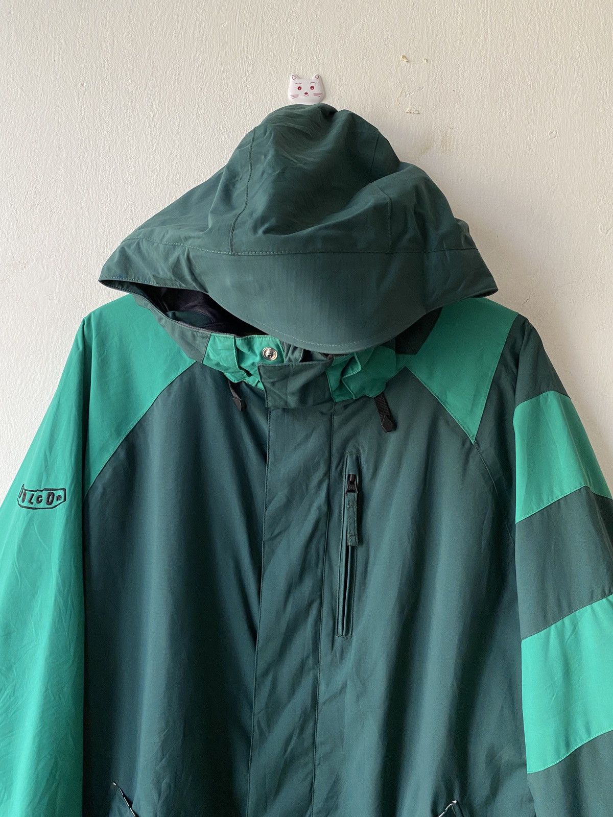 Vintage × Volcom Volcom Nimbus Hoodie Ski Jacket Size US L / EU 52-54 / 3 - 5 Thumbnail
