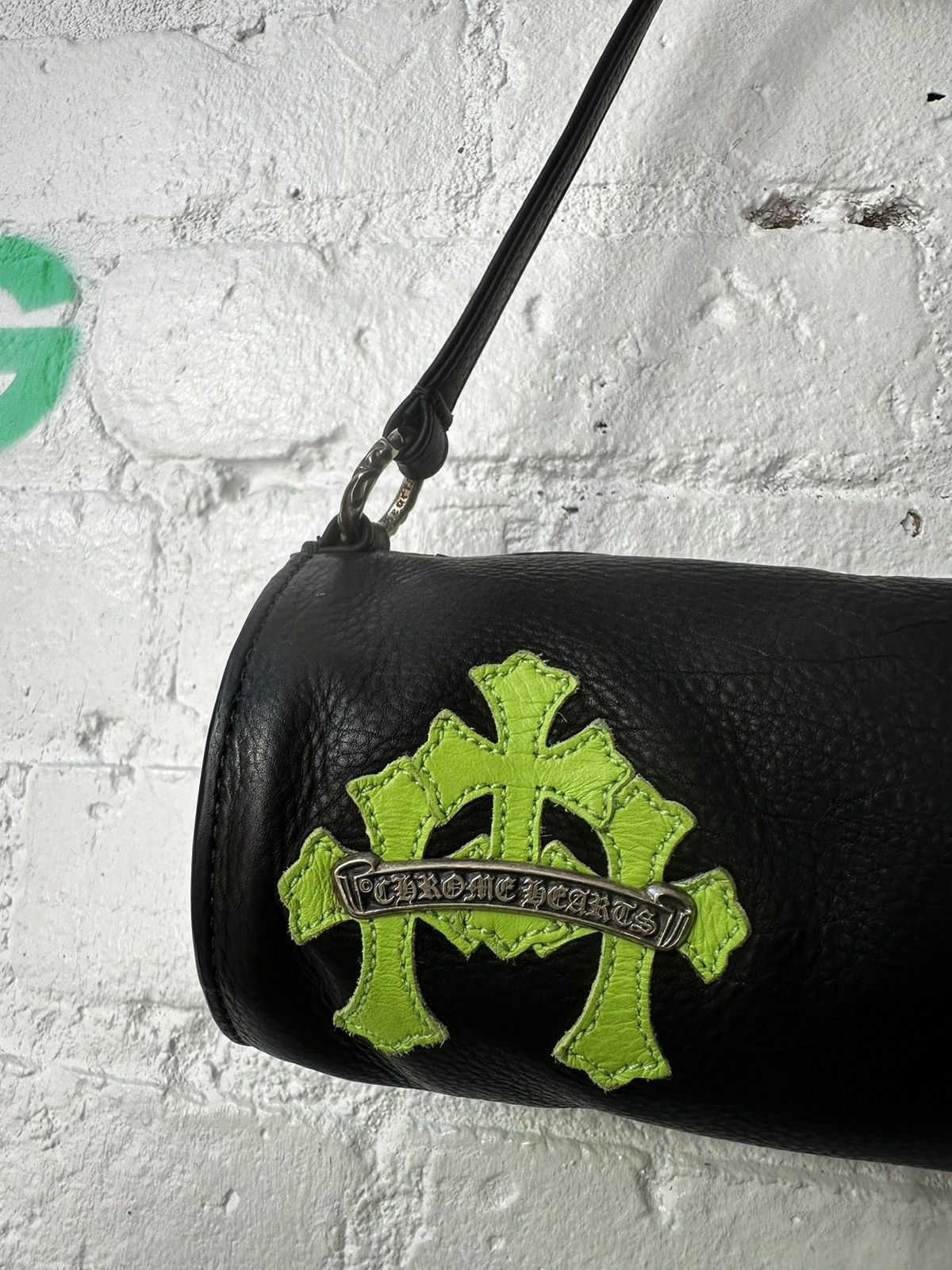Chrome Hearts CHROME HEARTS CROSS PATCH MINI BAG PURSE LEATHER Size ONE SIZE - 3 Thumbnail