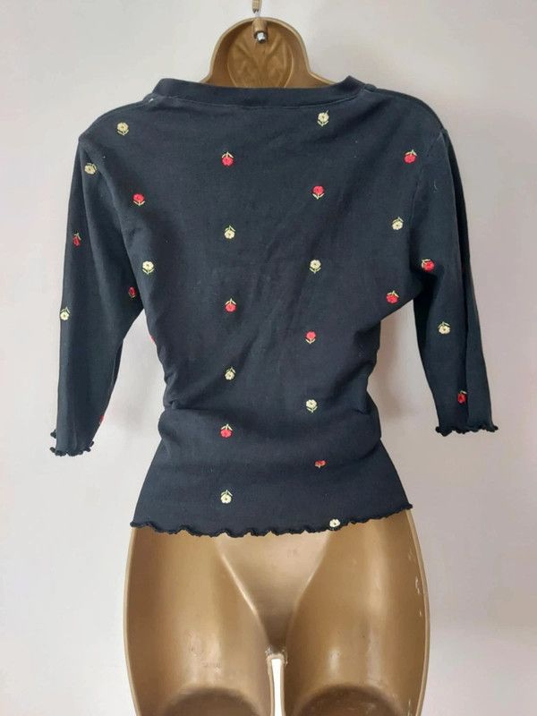 Vintage Vintage 3/4 sleeves top Size M / US 6-8 / IT 42-44 - 2 Thumbnail
