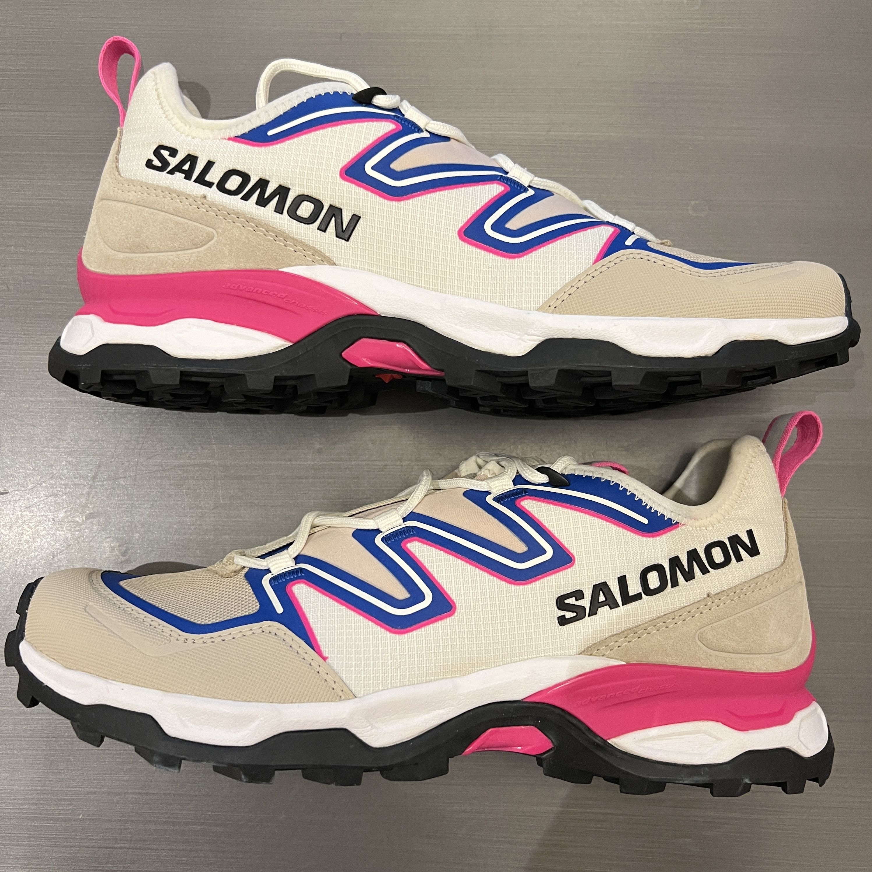 image of Salomon Shelter Shoes in White/Grey/Pink, Men's (Size 9)