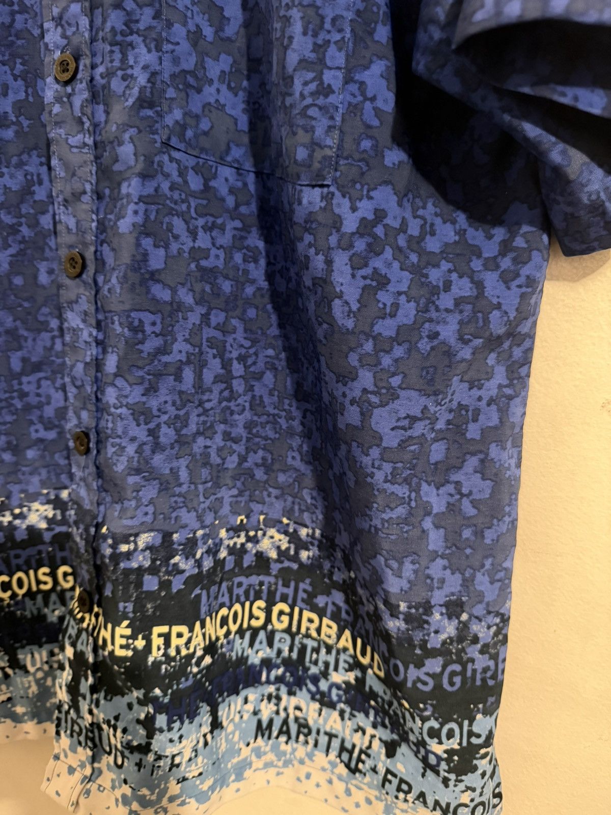 Marithe + Francois Girbaud Girbaud Marithe Francois Short Sleeve Button-Up Shirt Size US M / EU 48-50 / 2 - 2 Thumbnail