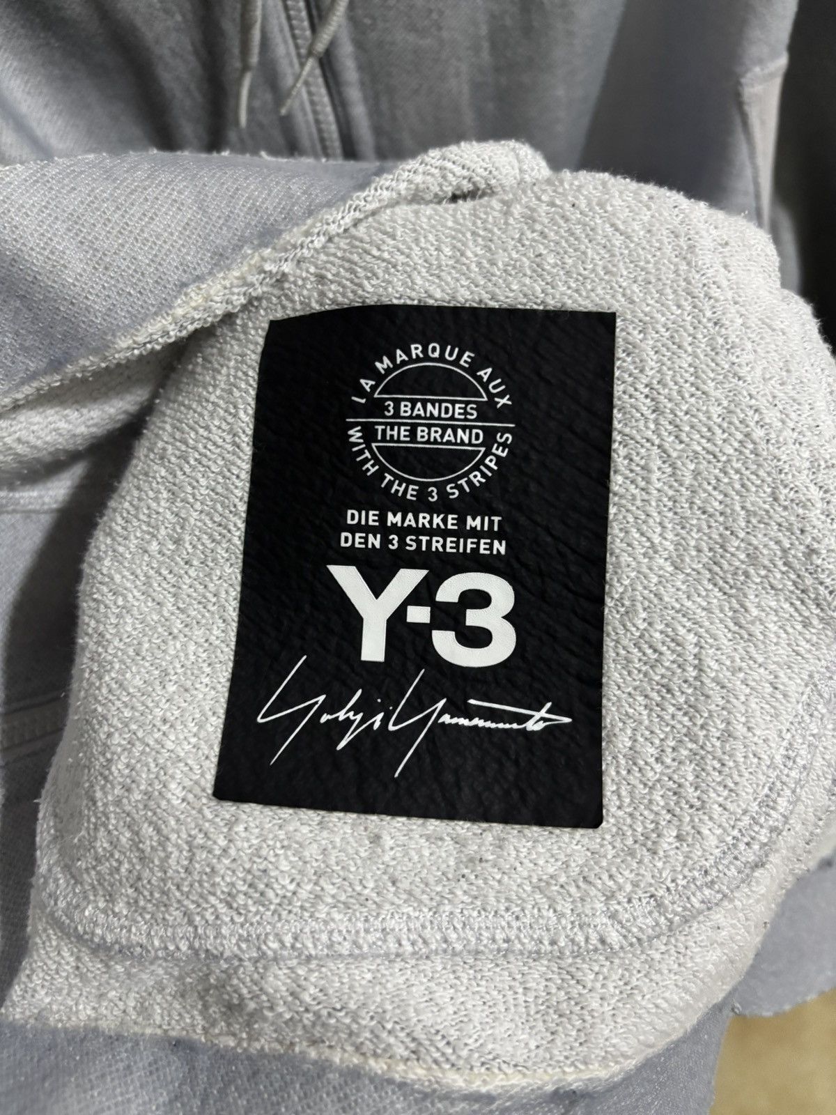 Y-3 × Yohji Yamamoto Y-3 Yohji Yamamoto Reversible Zip Hoodie Size US L / EU 52-54 / 3 - 4 Thumbnail
