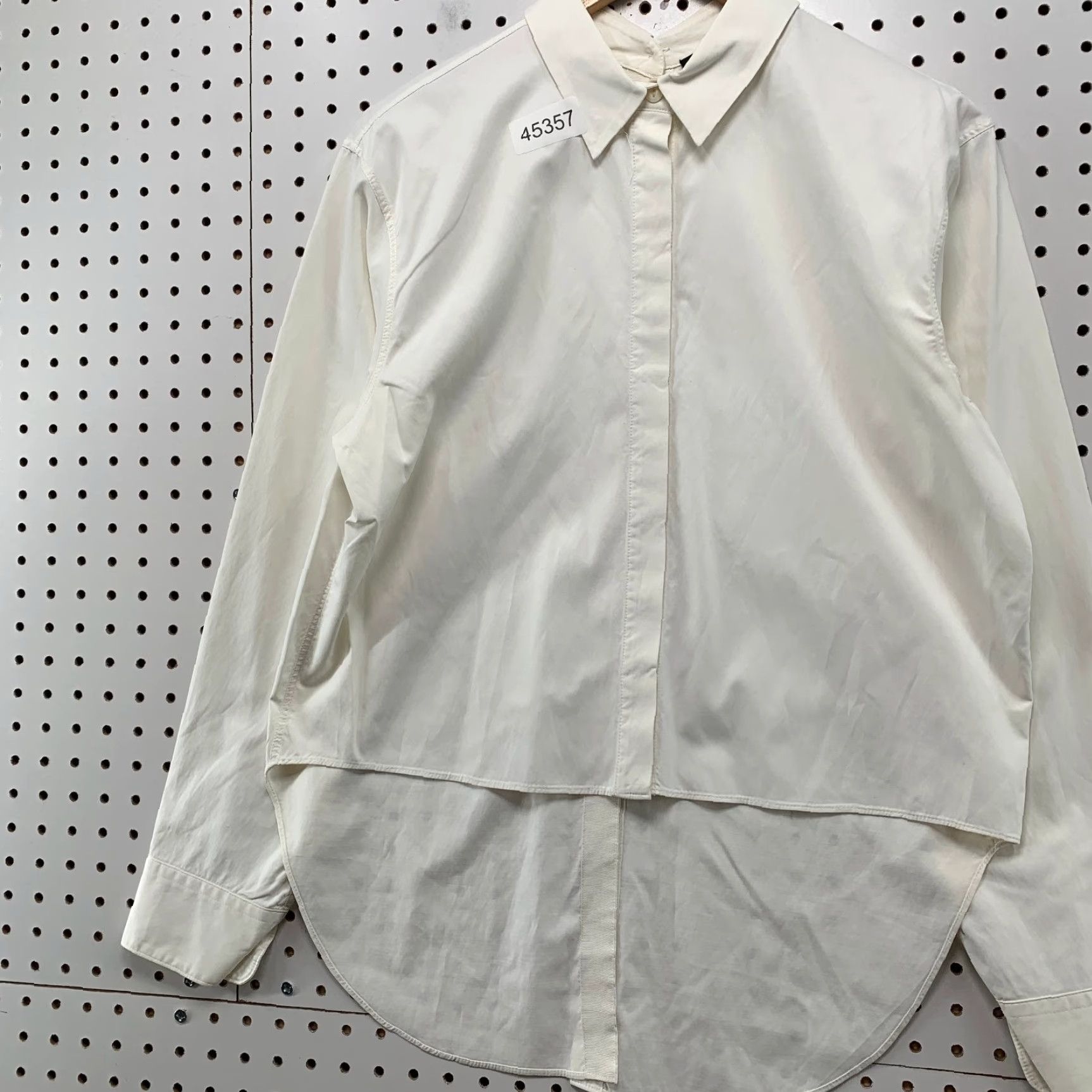 Rag & Bone Rag & Bone Button Shirt Womens M White 2 Way Reversible Collar Both Sides Shirt Womens M White 2 Way Reversible Collar Both Sides Size M / US 6-8 / IT 42-44 - 4 Thumbnail