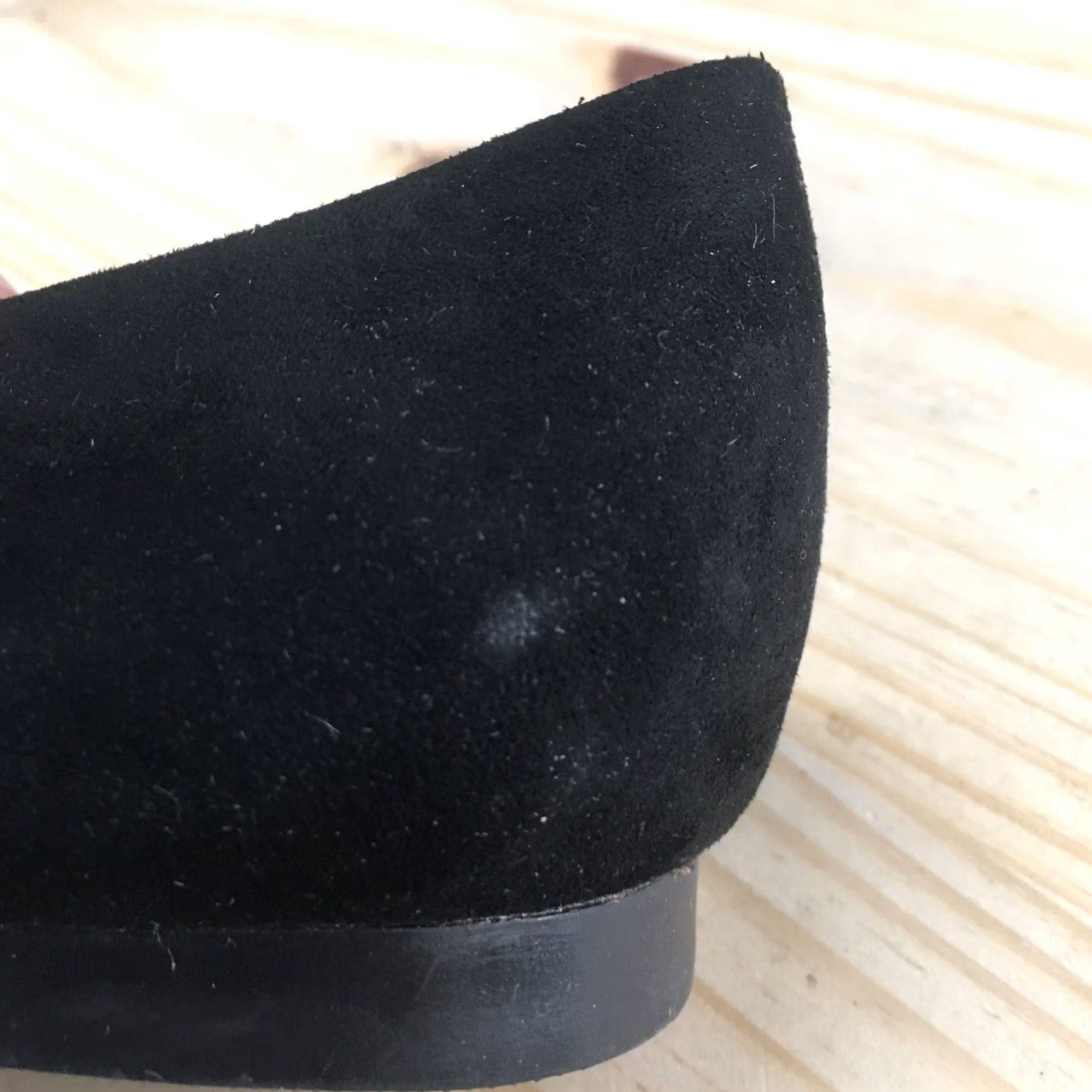 Vintage A New Day Shoes Womens 6 Loafers Black Slip On Comfort Casual Low Top Round Toe Size M / US 6-8 / IT 42-44 - 4 Thumbnail