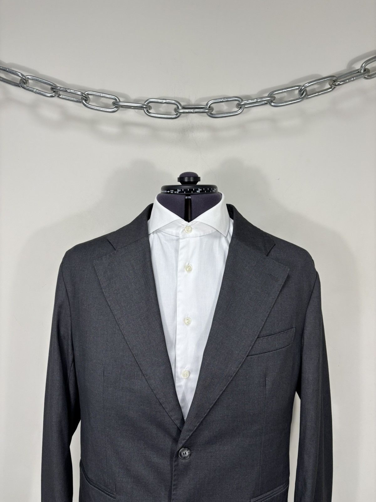 Other Linea Sartoriale Men’s Grey Super 150s Wool Blazer Jacket Size 42R - 2 Thumbnail