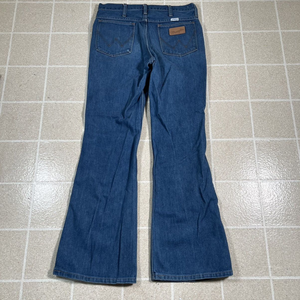 Wrangler Vintage Wrangler Flare Jeans 31x31 "No Fault" Blue Denim Size US 31 - 1 Thumbnail