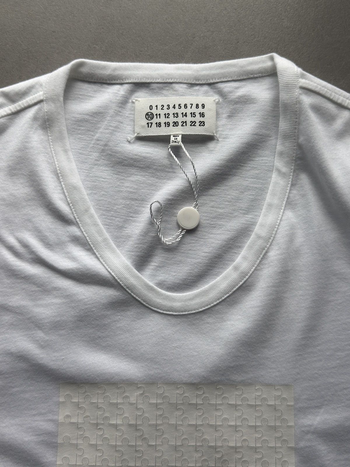 Maison Margiela Early Martin Martin Margiela 10 Mens White Cotton T Shirt 50 Size US M / EU 48-50 / 2 - 3 Thumbnail