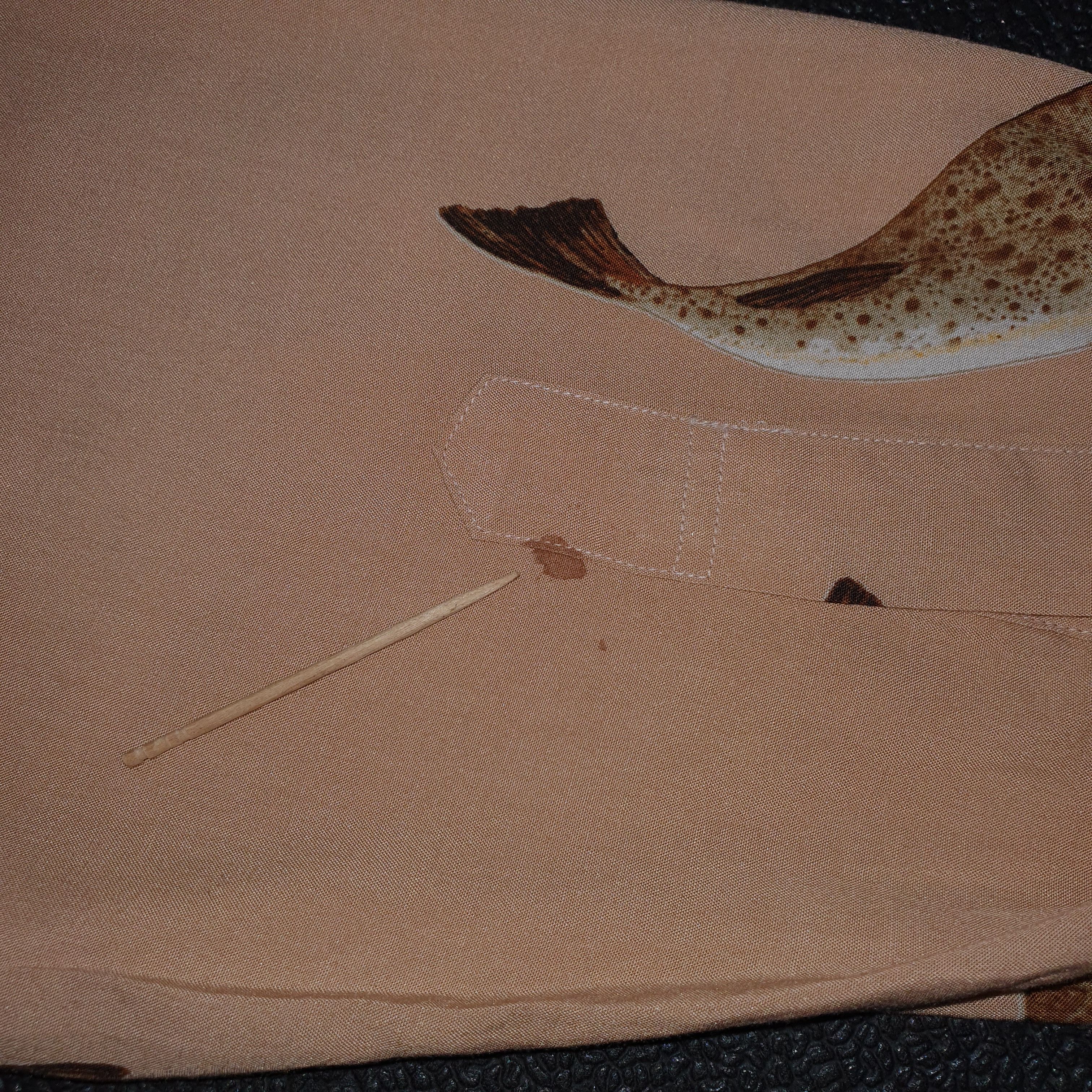 Karl Helmut Vintage Karl Helmut 1990s Puffer Fish Rayon shirt L Size US L / EU 52-54 / 3 - 9 Thumbnail