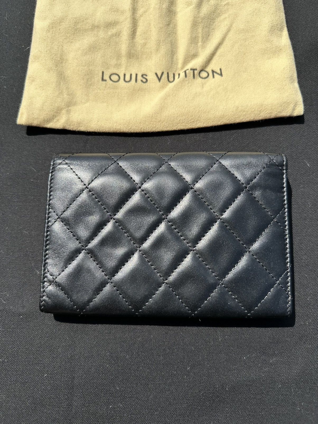 Chanel EXTREMELY RARE CHANEL CAMBON LINE BI-FOLD WALLET LAMBSKIN Size ONE SIZE - 2 Thumbnail