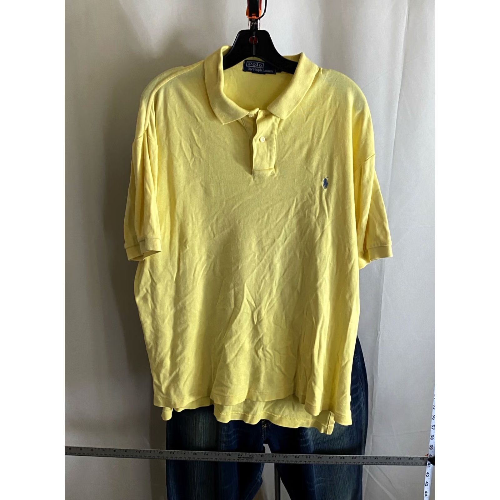 Ralph Lauren Polo Ralph Lauren Polo Shirt Large L Men Pastel Yellow Sharp Ctn POLO SHIRT L Mens Size US L / EU 52-54 / 3 - 2 Thumbnail