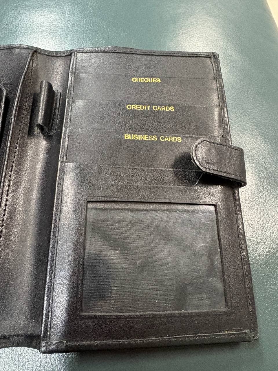Cartier Vintage Cartier Black Leather Long Bifold Wallet Card Holder Size ONE SIZE - 9 Thumbnail