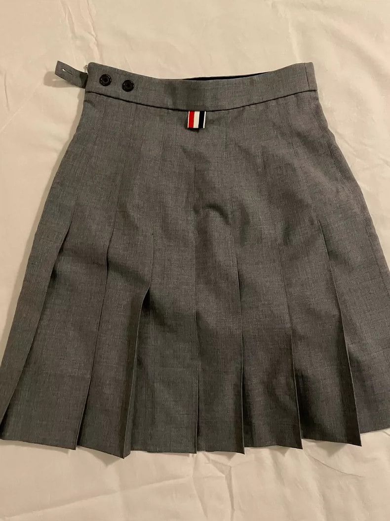 Thom Browne Thom Browne Classic pleated skirt Size 25" / US 0 / IT 36 - 1 Thumbnail