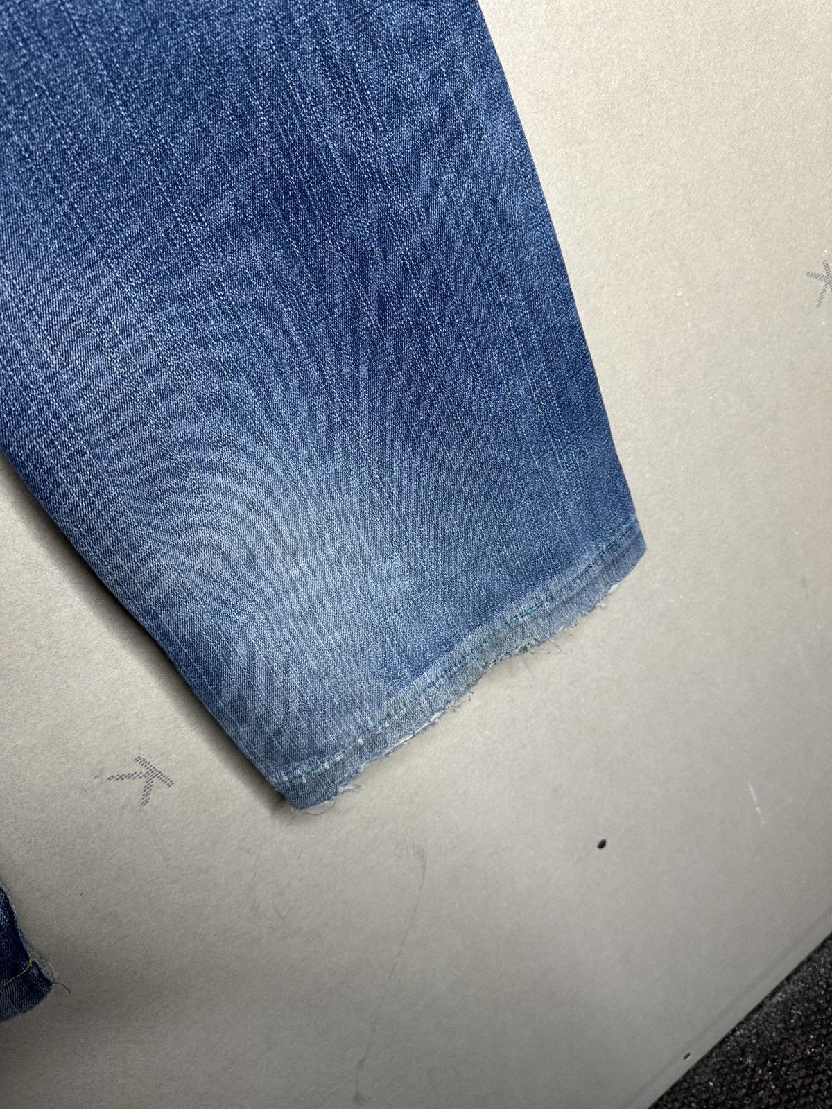 Vintage 32/32 Raw Blue Rap Hip Hop Jeans Punk Rarest Denim Pants Size US 32 / EU 48 - 19 Thumbnail