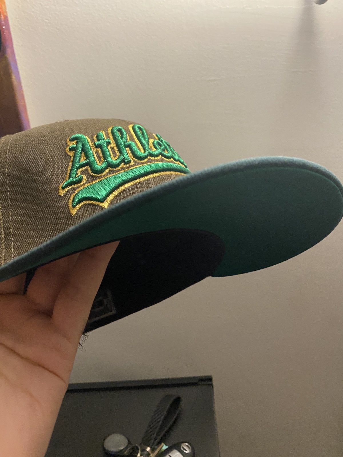 Hat Club Hat Club Oakland Athletics Fitted Hat Size 7 1/8 Size ONE SIZE - 3 Thumbnail