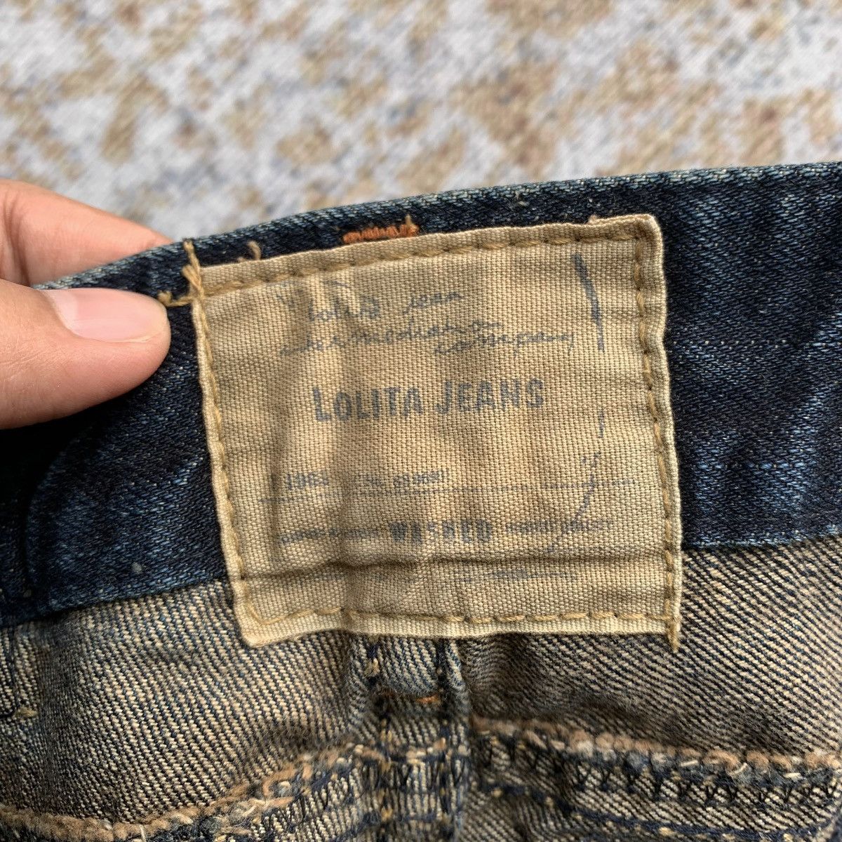Japanese Brand Rare 2000s Lolita Mudwash Japanese Distressed Jeans Size US 30 / EU 46 - 9 Thumbnail