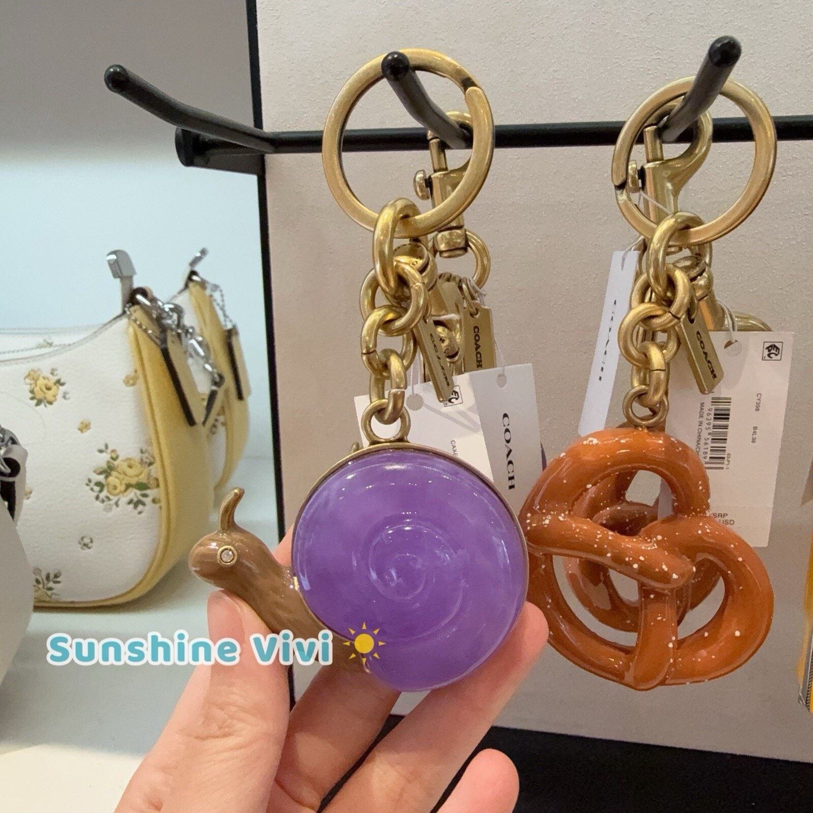 Coach NWT Coach 3D Snail Bag Charm Keychain Key Fob CAX69 Size ONE SIZE - 1 Thumbnail