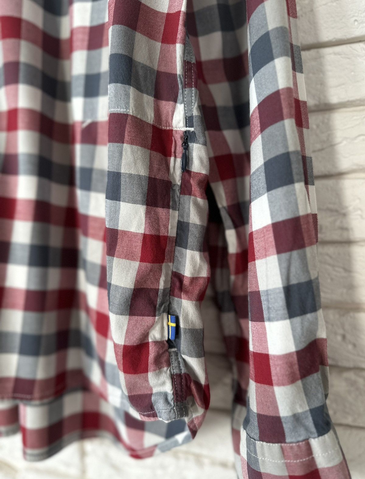 Fjallraven × Flannel FJALLRAVEN Men's Logo Shirt Pocket Long Sleeve Size XXL Size US XXL / EU 58 / 5 - 4 Thumbnail