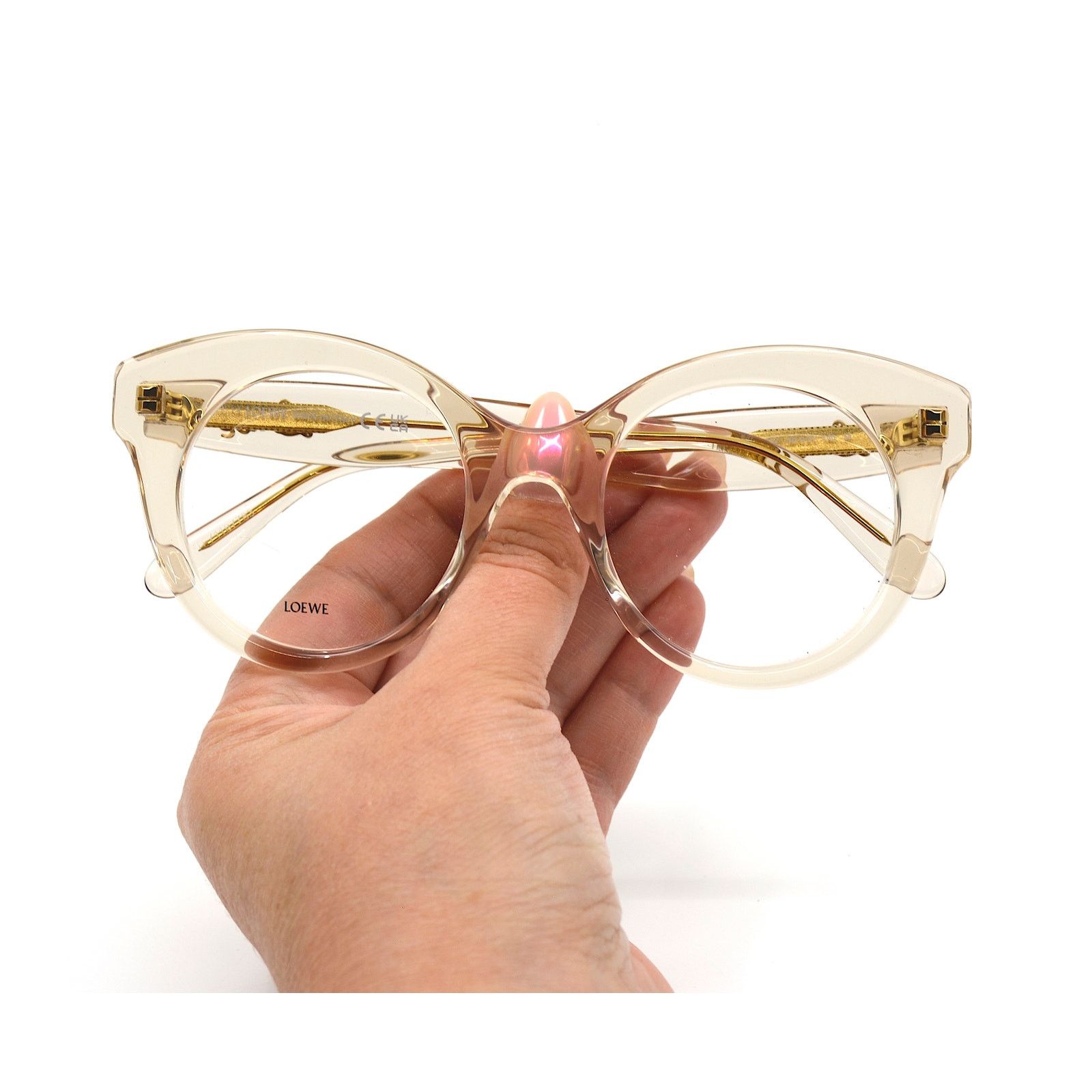 Loewe 100% Authentic LOEWE LW50074I 057 Light Brown Eyeglasses Size ONE SIZE - 11 Thumbnail