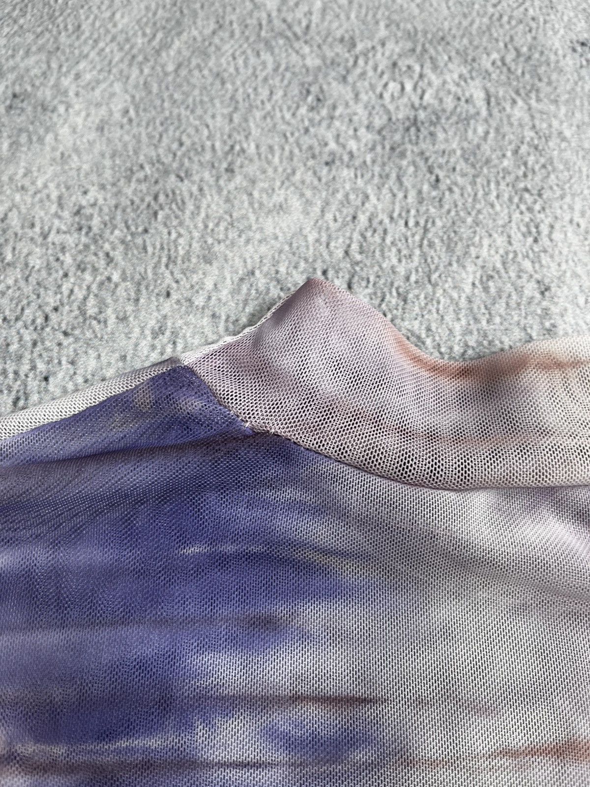 Vintage Vintage Y2K mesh abstract all over long sleeve waves Size M / US 6-8 / IT 42-44 - 9 Thumbnail