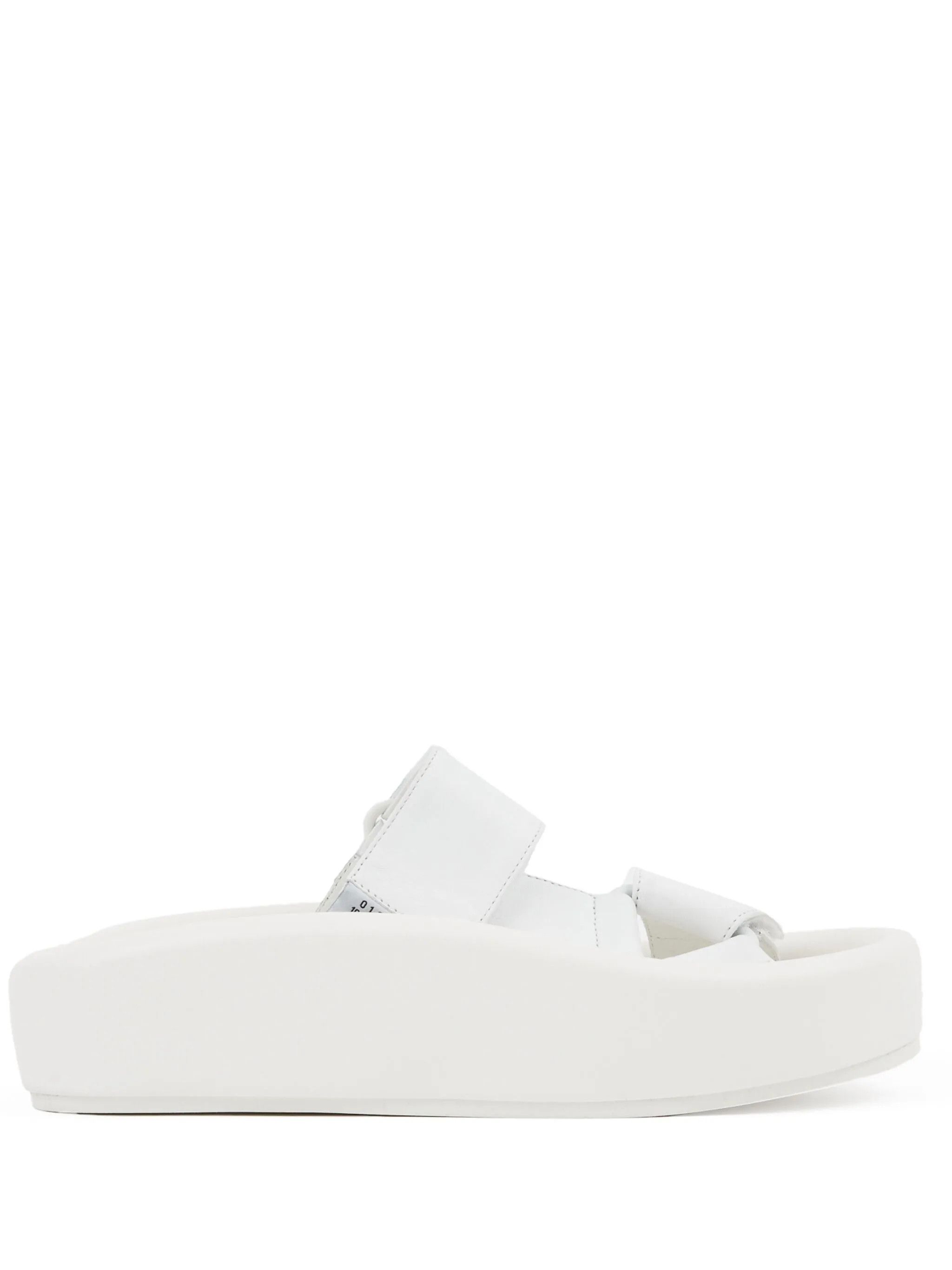 Maison Margiela oc11z1225 Weiping Leather Sandals in White Size US 9 / IT 39 - 1 Thumbnail