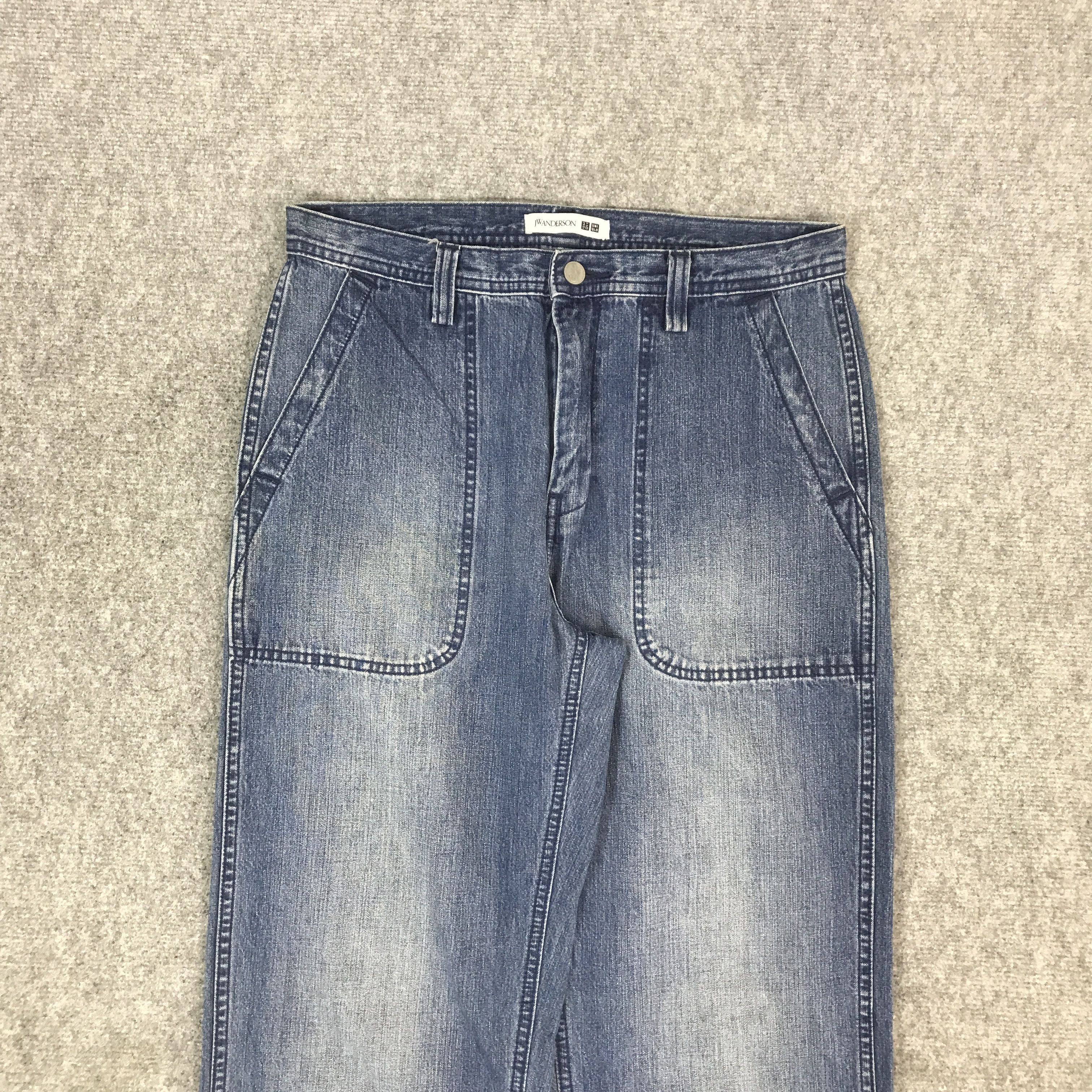 JW Anderson JW ANDERSON X UNIQLO BAGGY DENIM JEANS Size US 32 / EU 48 - 3 Thumbnail