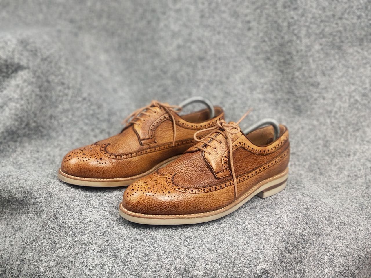 Berwick 1707 Berwick 1707 grainy leather Lace Up Brogue shoes Spain Made Size US 10.5 / EU 43-44 - 7 Thumbnail