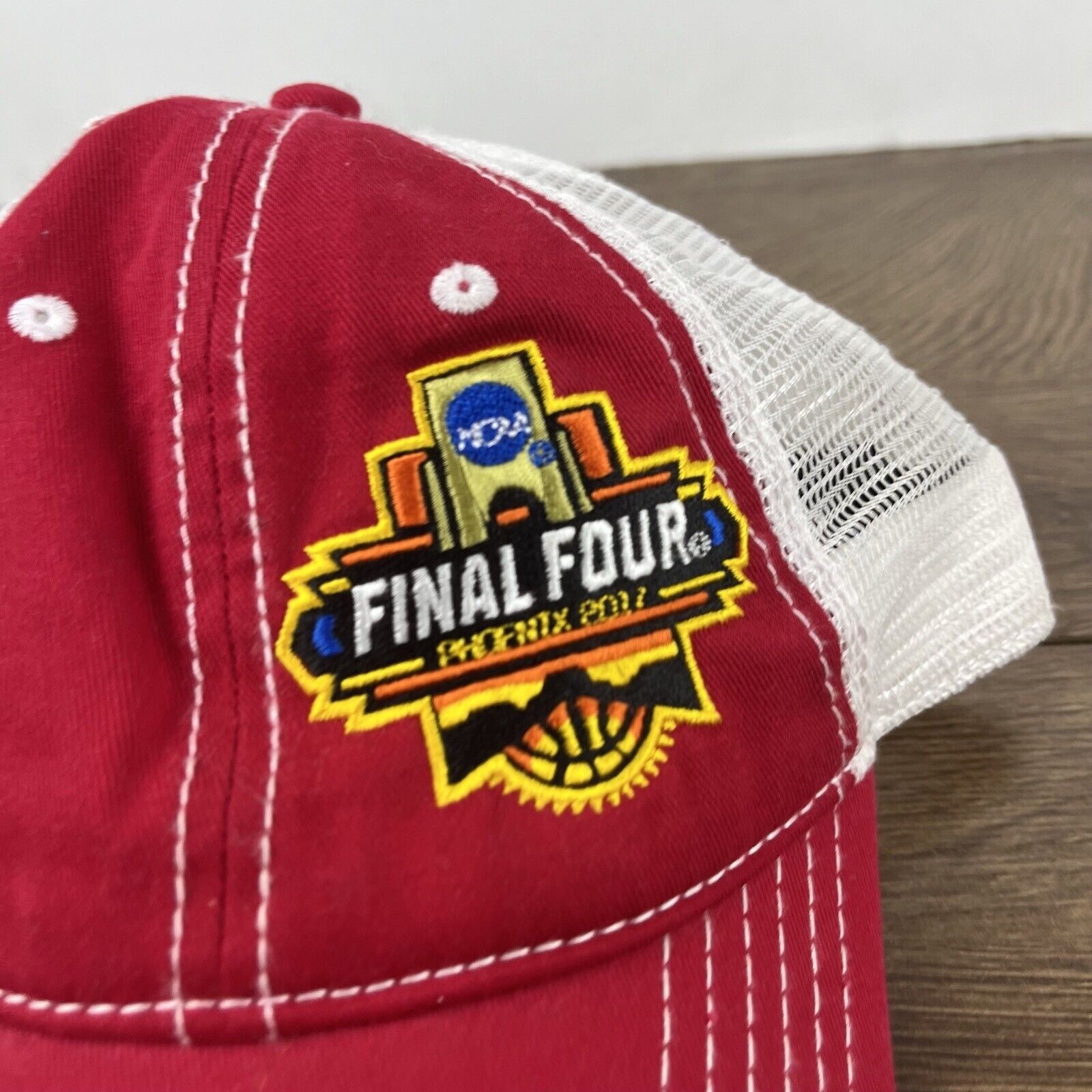 Other NCAA Final Four Hat Phoenix 2011 Hat Red Hat Adjustable Red Size ONE SIZE - 8 Thumbnail