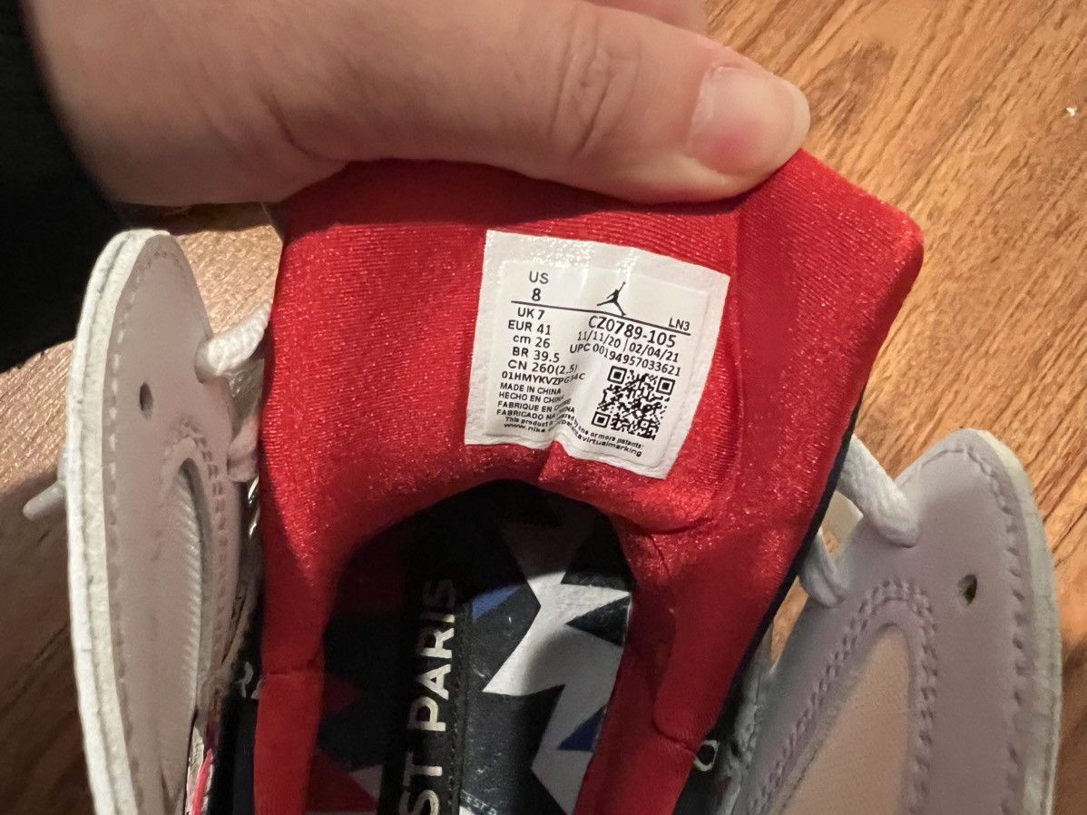 Jordan Brand Jordan 7 Retro - BCFC PSG (2021) Size US 8 / EU 41 - 7 Thumbnail