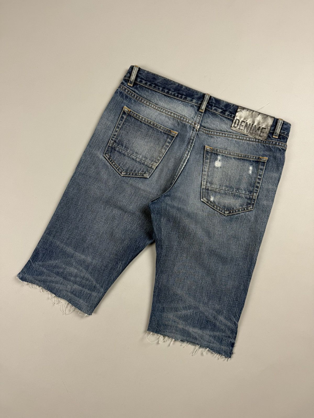 Designer × Golden Goose GGDB Golde Goose Deluxe Brand Men’s Distressed Denim Shorts Size US 30 / EU 46 - 19 Thumbnail