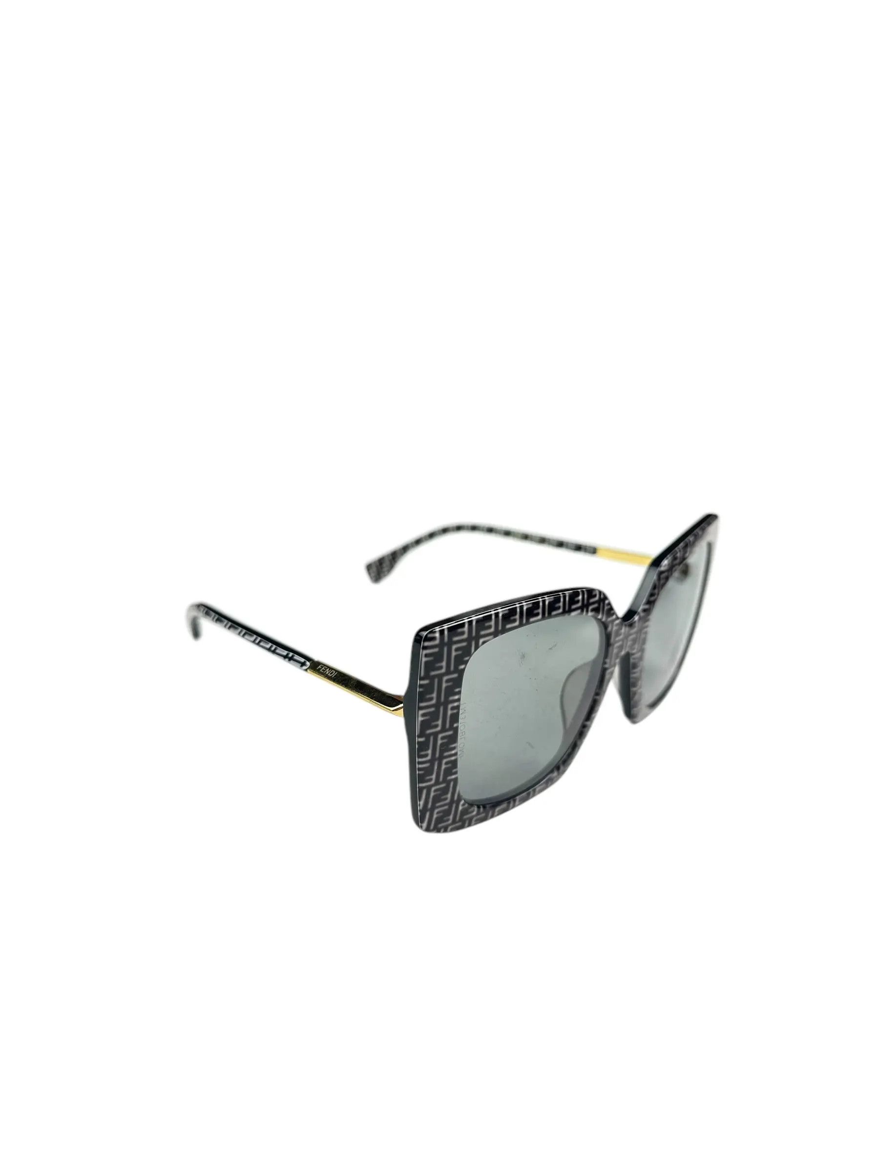 Fendi Fendi monogram gold sunglasses Size ONE SIZE - 1 Thumbnail
