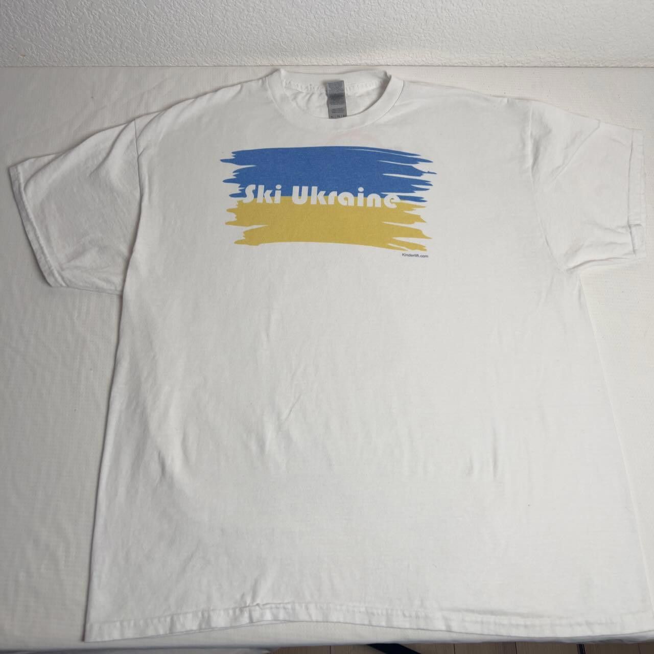 Gildan Ski Ukraine Fundraiser T-Shirt No Putin Allowed XL Size US L / EU 52-54 / 3 - 1 Thumbnail