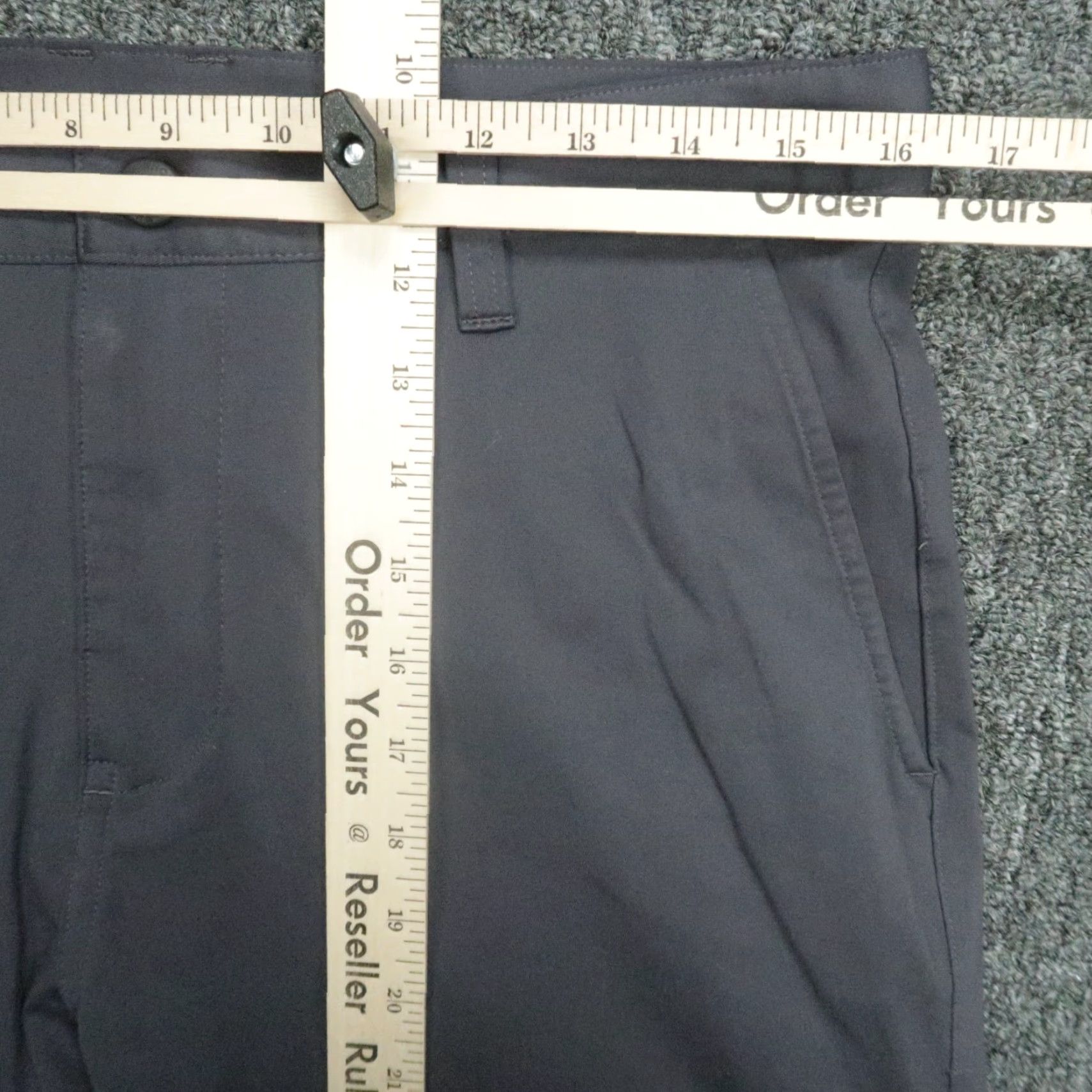 Rhone Rhone Pants Mens 32x25 Blue Commuter Slim Chino Performance Trouser Pant Men Slim Blue Chino Size US 32 / EU 48 - 5 Thumbnail