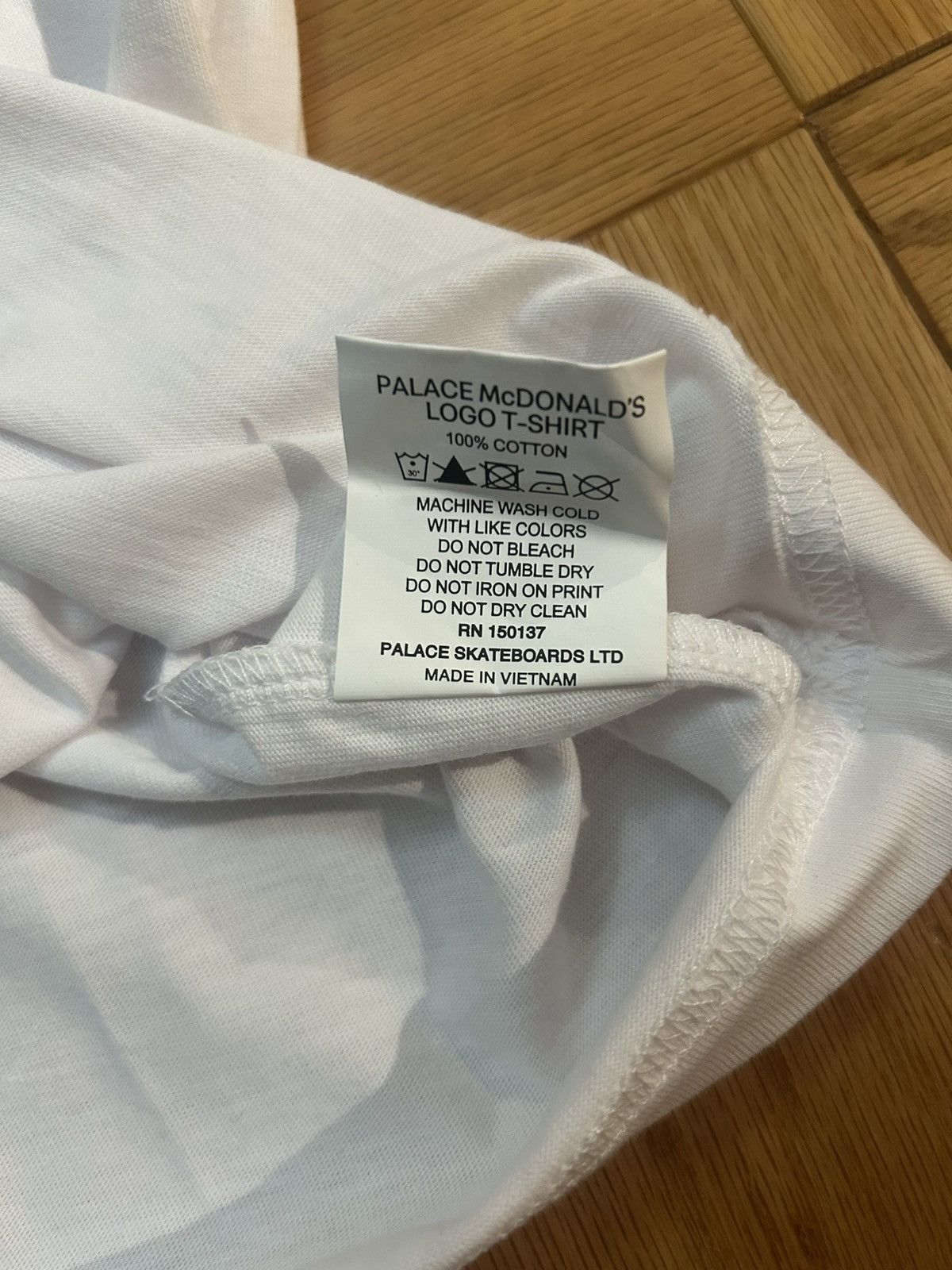Palace Palace X McDonald’s Logo Collab White T-Shirt Size US L / EU 52-54 / 3 - 5 Thumbnail